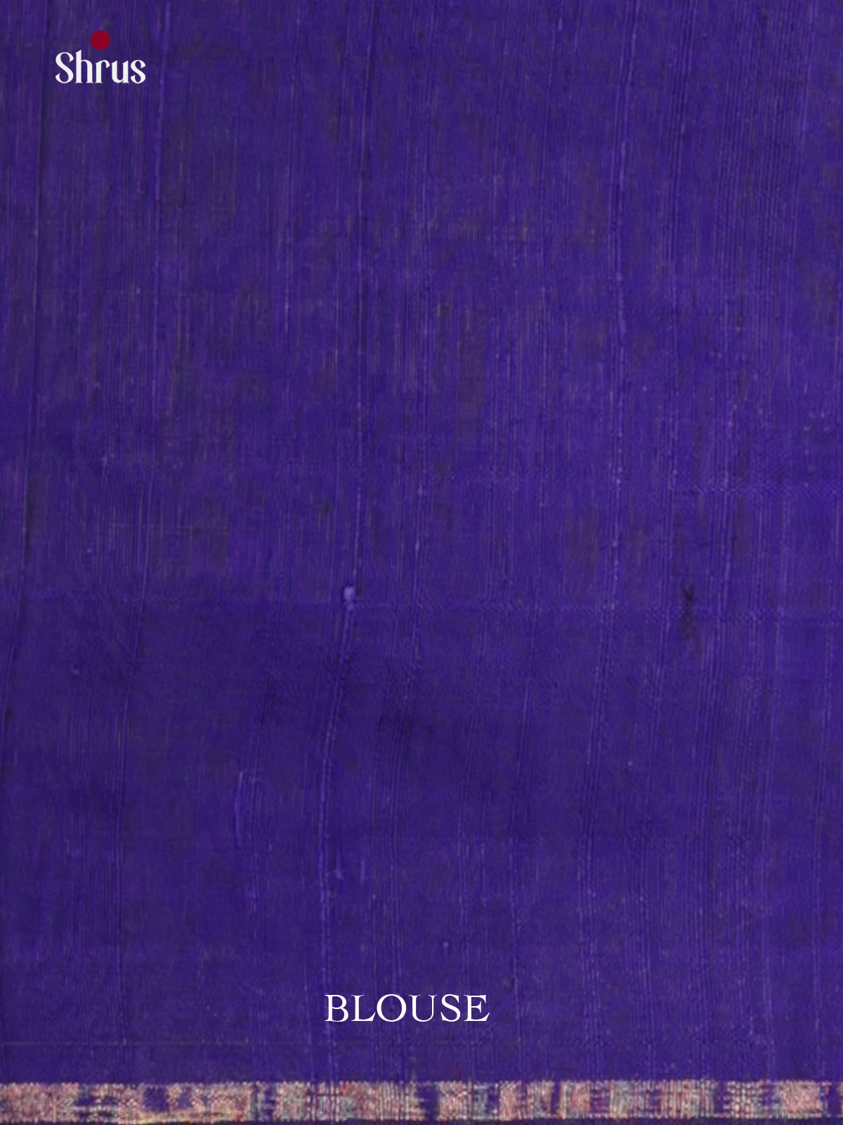 Pretty Blue  Raw Silk Saree with zari stripes & brocade pallu - DLS30051 - Shop on Shrus.com