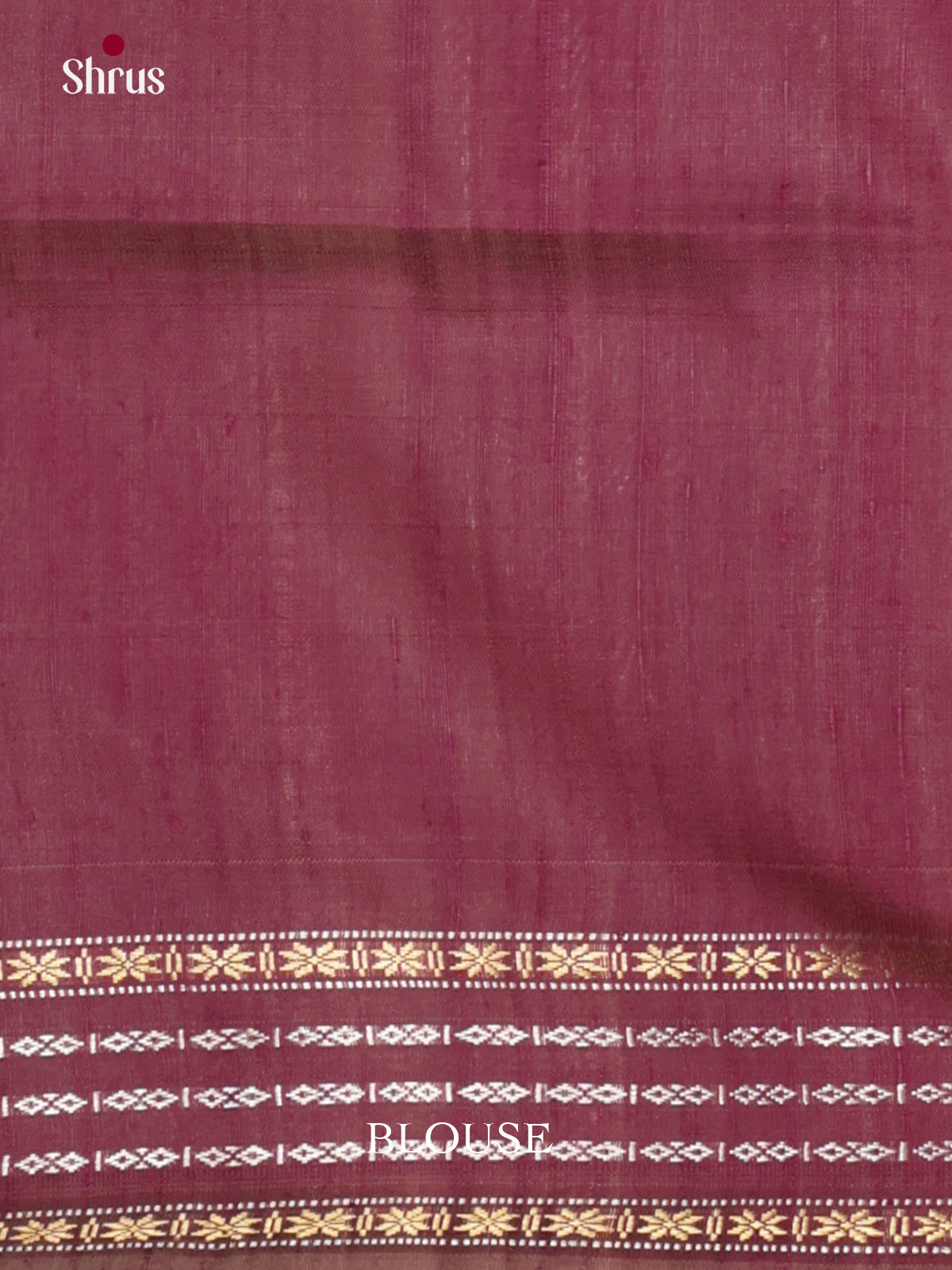 Charming Cream & Maroon Raw Silk Saree  with zari border - DLS30064