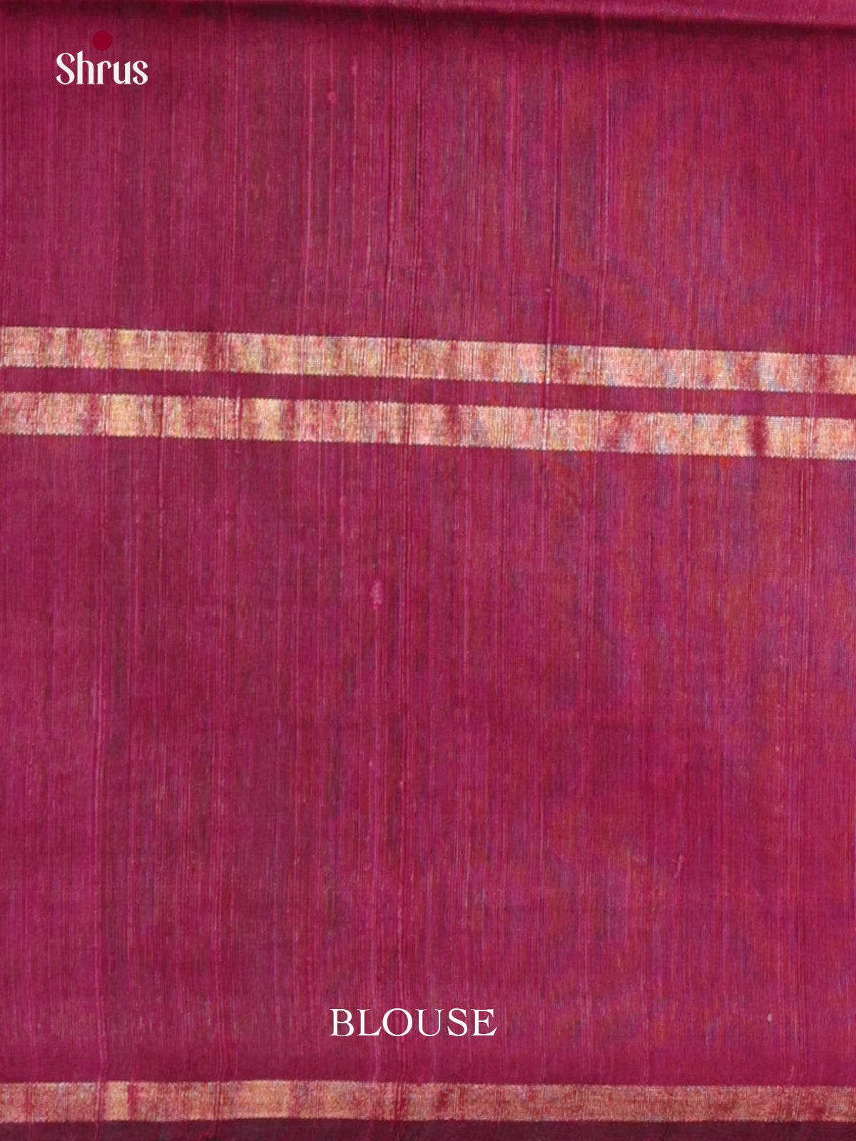 Serene Sea Green & Majenta Raw Silk Saree with contrast zari border - DLS30161