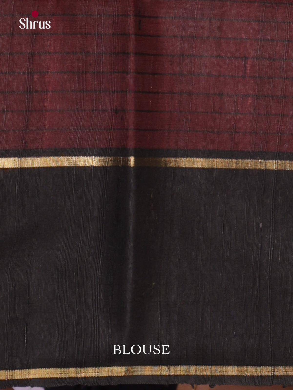 Radiant Orangish Pink & Black Raw Silk Saree with checkered pattern - DLS30176
