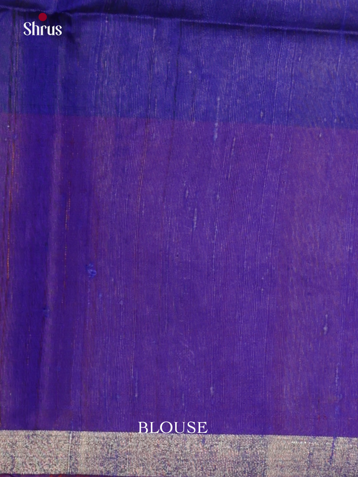 Chic Orange & Blue Raw Silk Saree with contrast temple border  -DLS30183