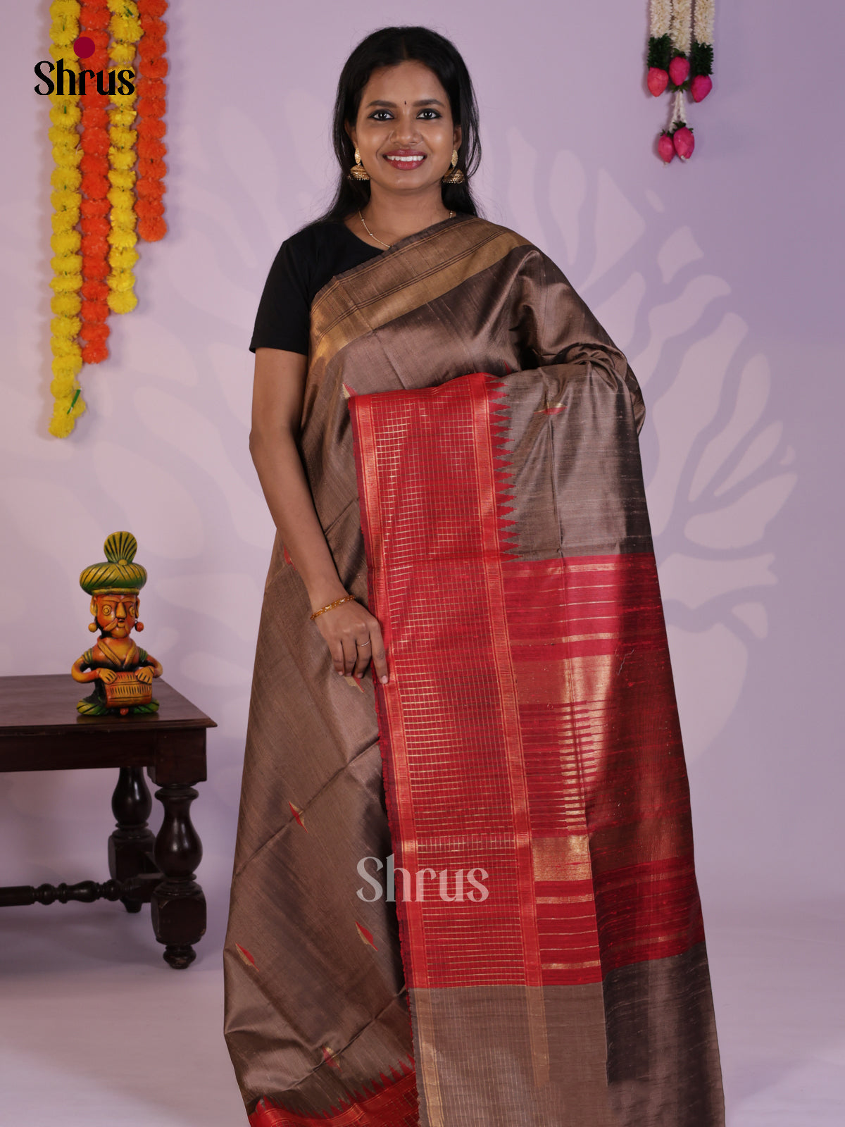 DLS30221 - Raw Silk Saree