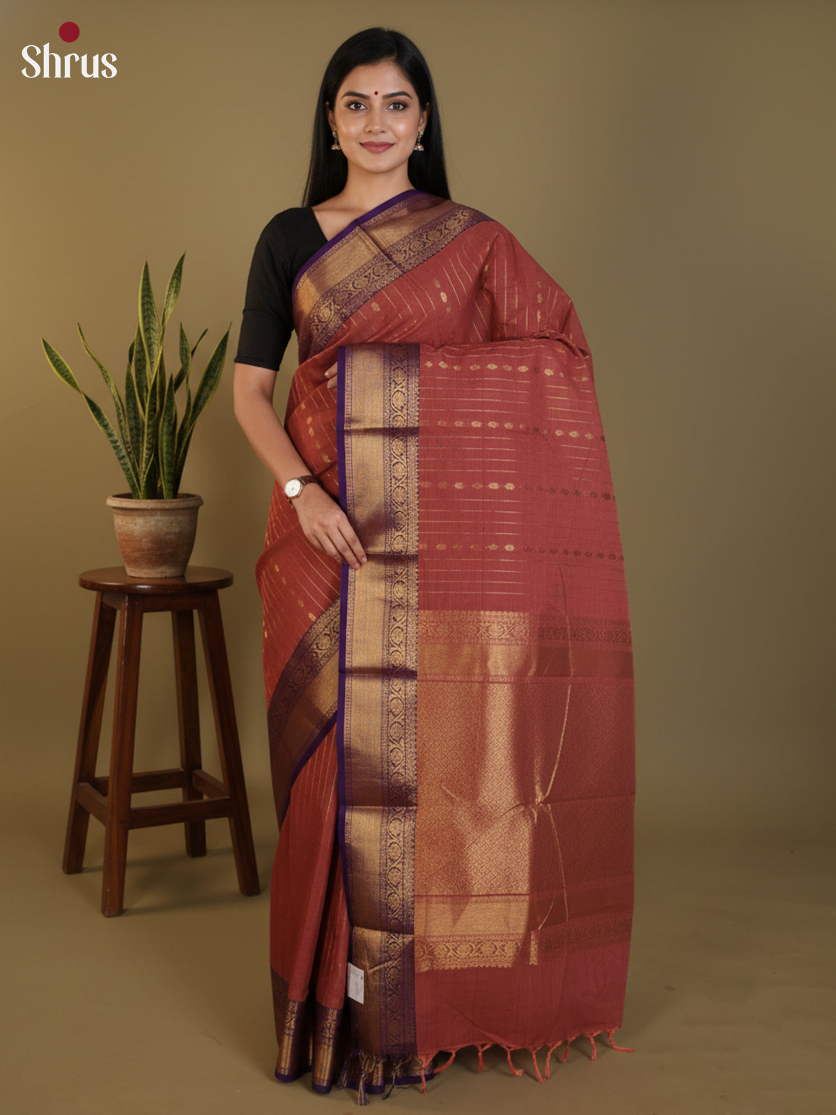 DLS30232 - Chettinad Cotton Saree - Shop on Shrus.com