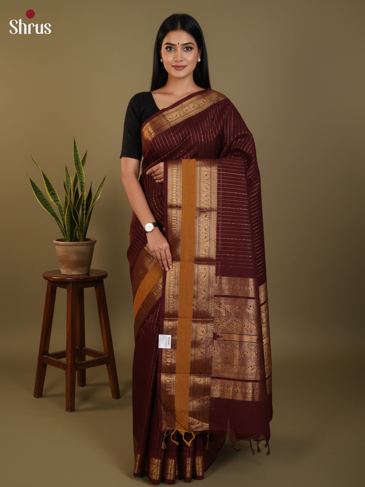 DLS30236 - Chettinad Cotton Saree - Shop on Shrus.com