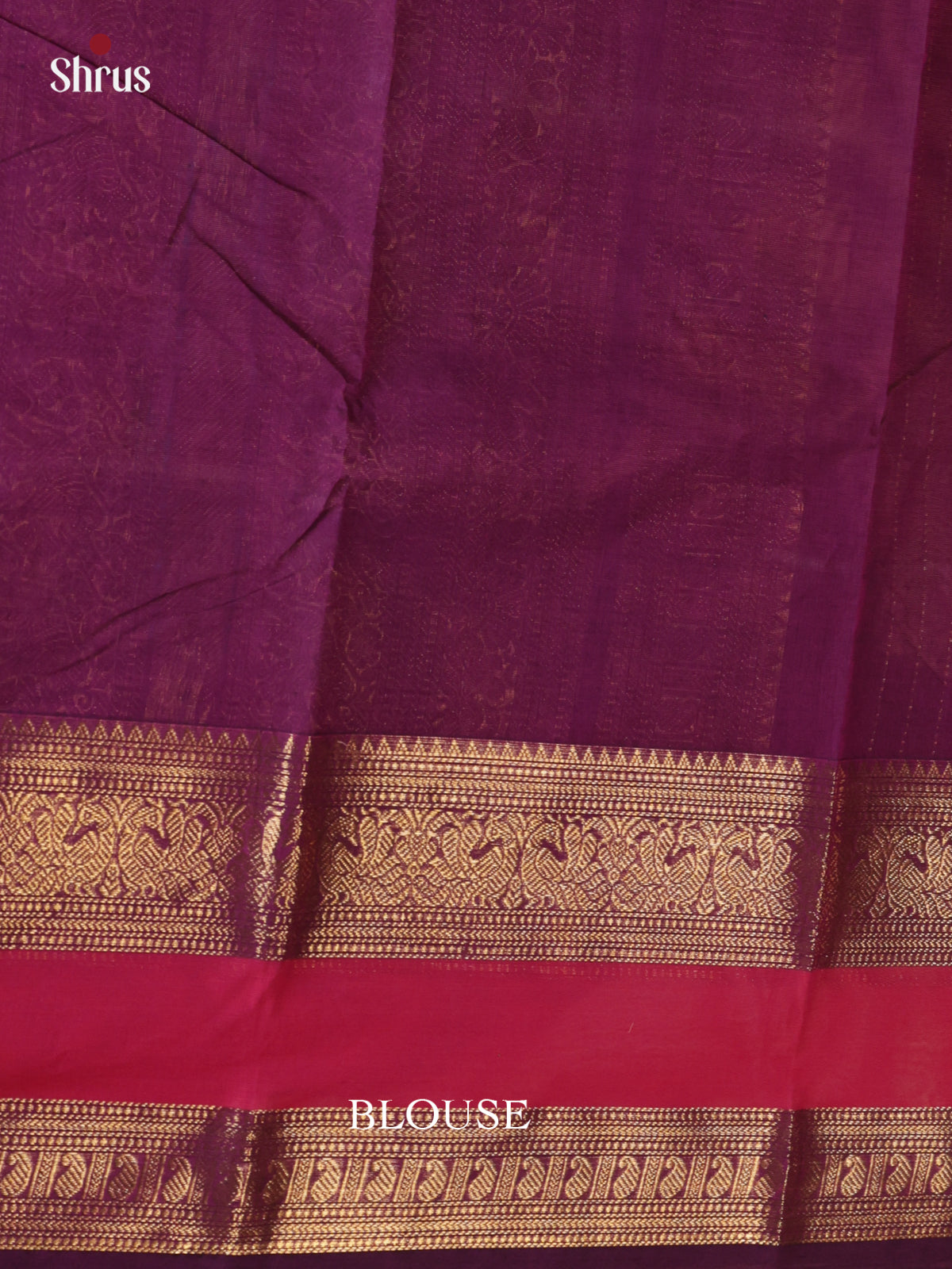 Violet- Chettinad Cotton Saree - DLS30237 - Shop on Shrus.com