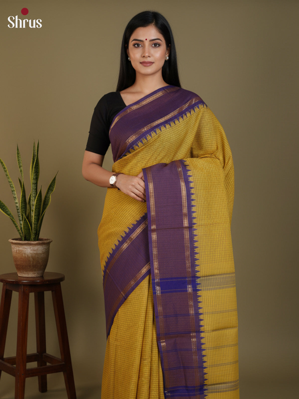 DLS30243 - Chettinad Cotton Saree - Shop on Shrus.com