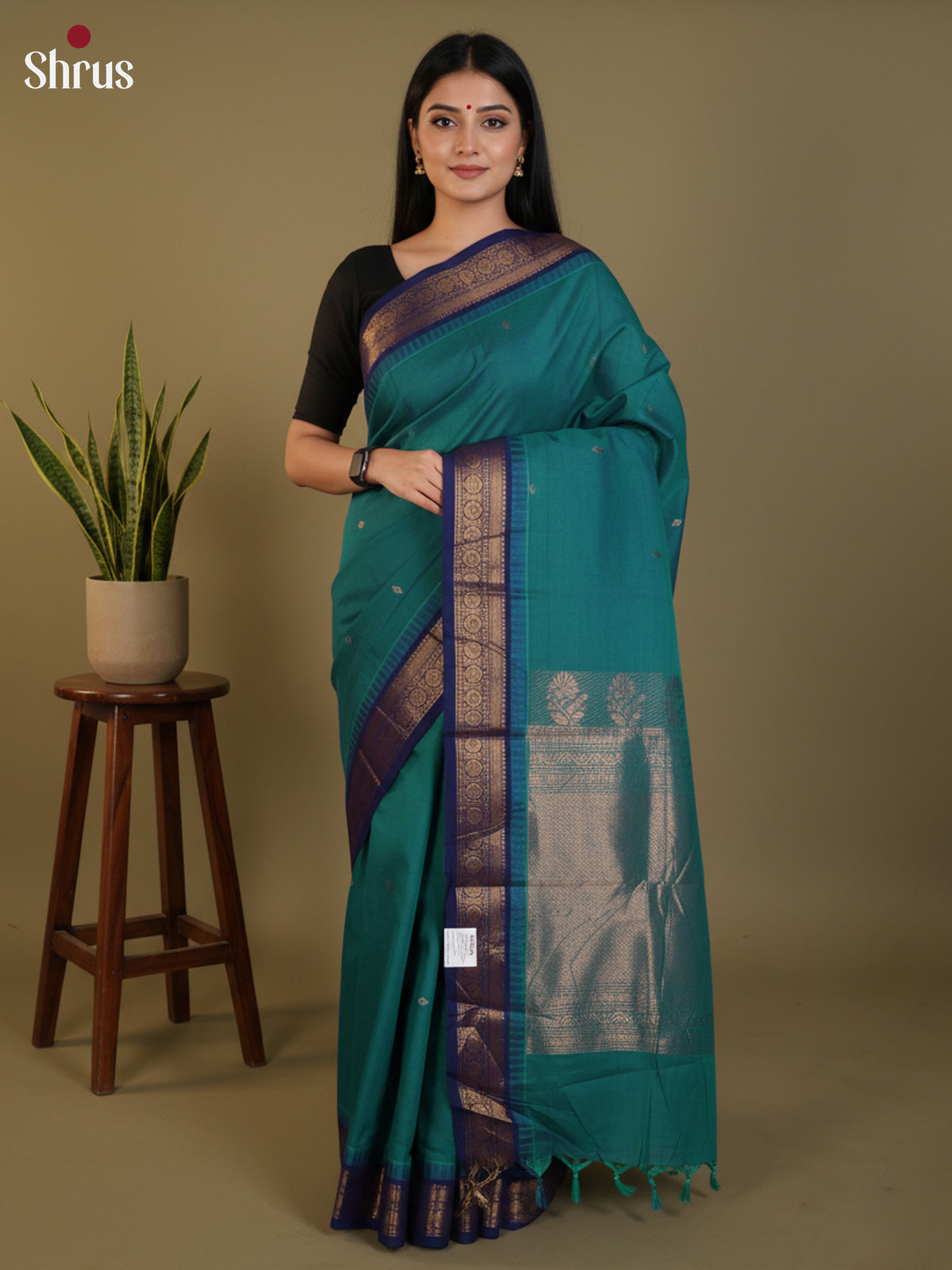 DLS30262 - Chettinad Cotton Saree - Shop on Shrus.com