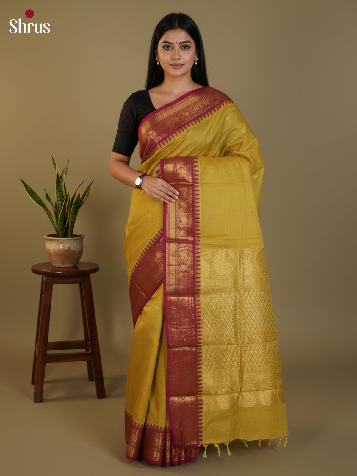 DLS30269 - Chettinad Cotton Saree - Shop on Shrus.com