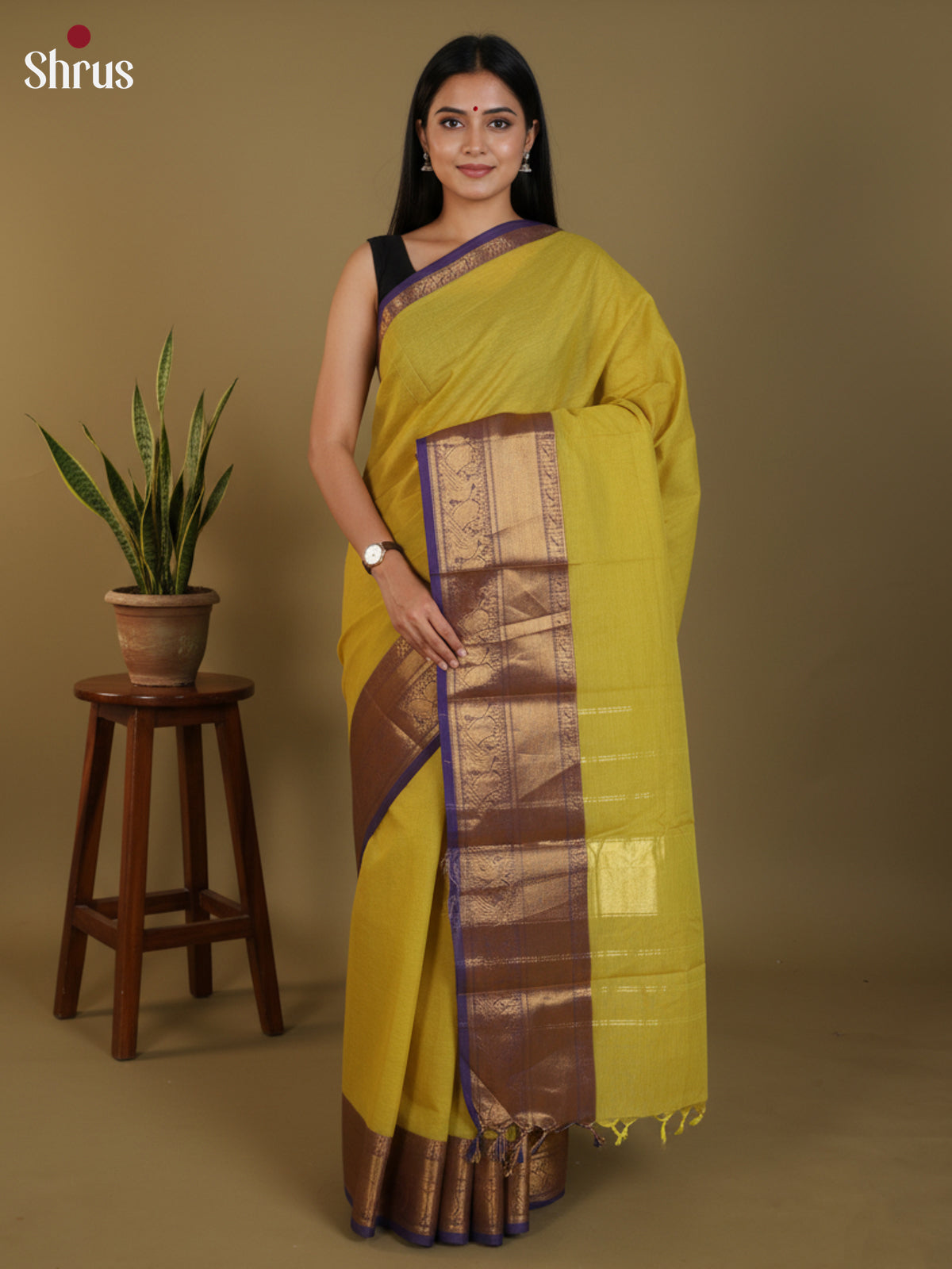 DLS30277 - Chettinad Cotton Saree - Shop on Shrus.com