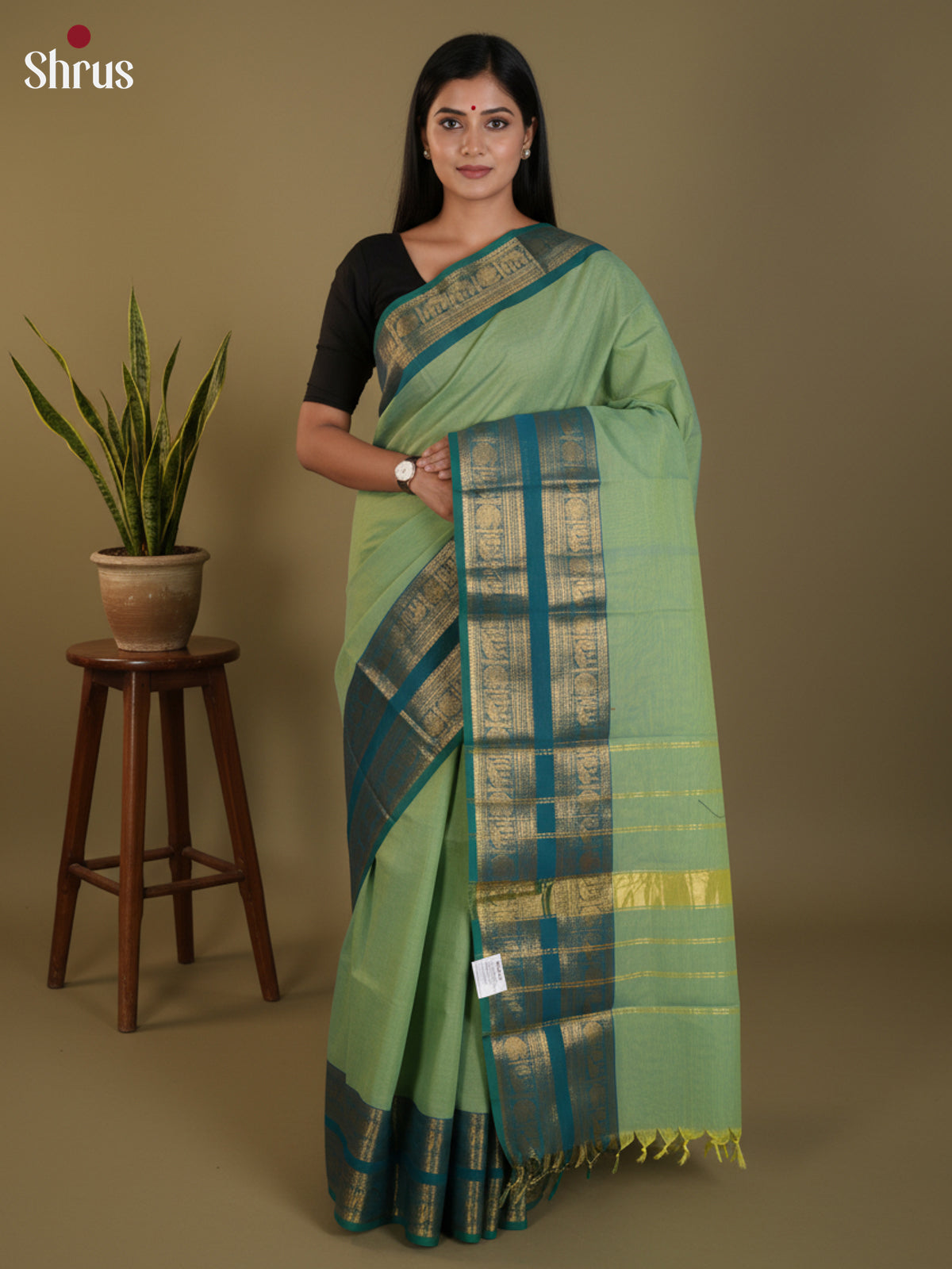 DLS30285 - Chettinad Cotton Saree - Shop on Shrus.com