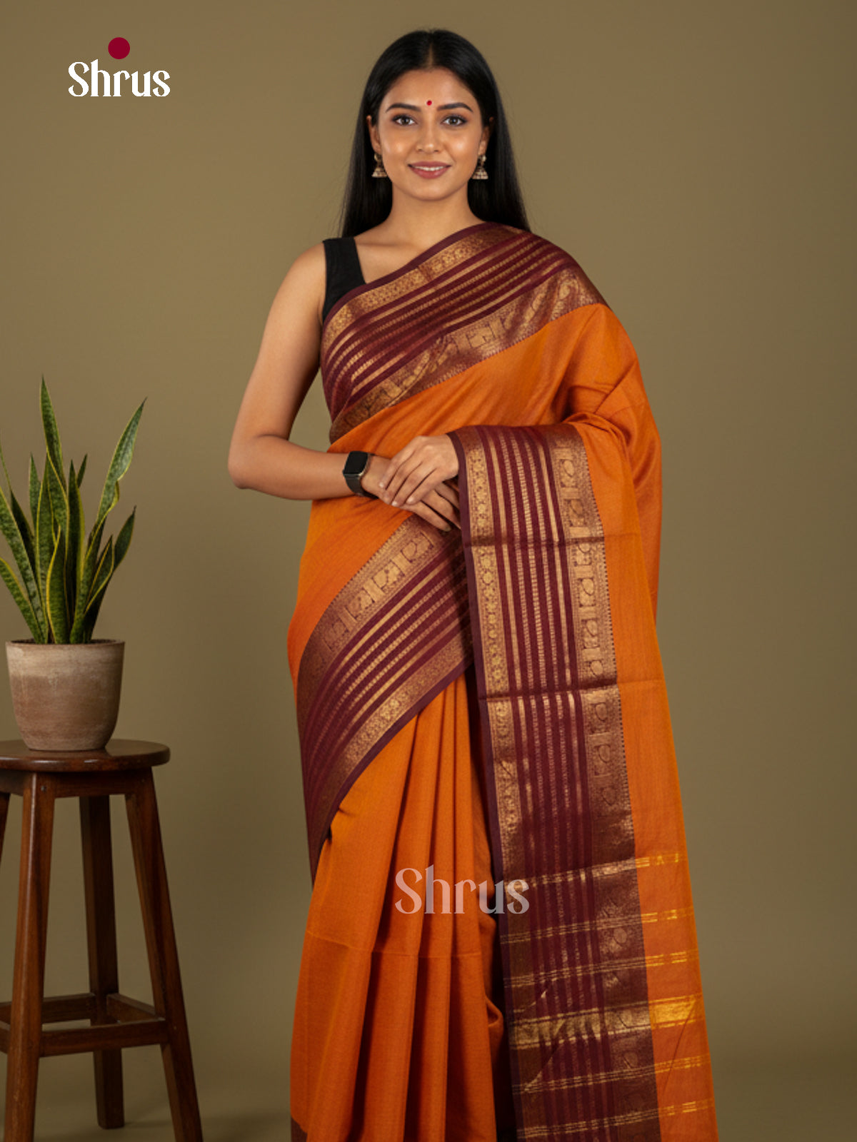DLS30288 - Chettinad Cotton Saree - Shop on Shrus.com