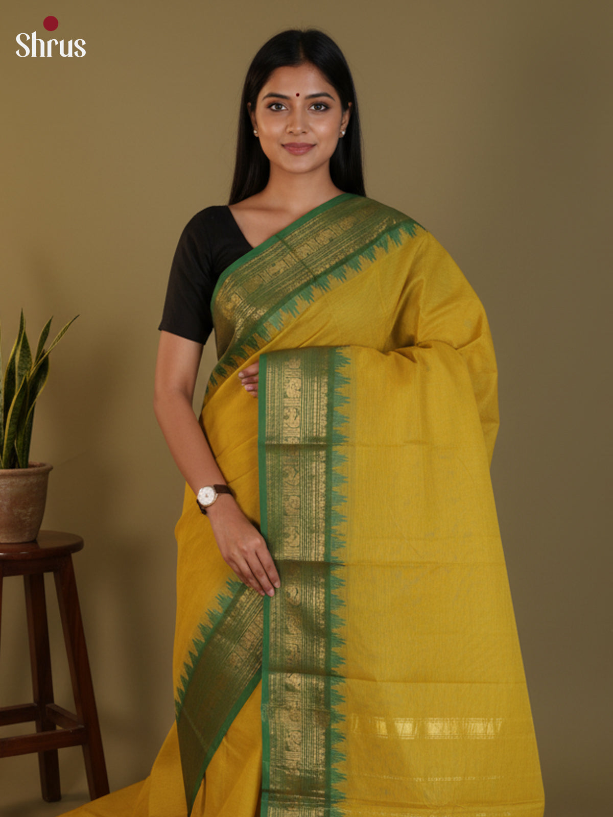 DLS30290 - Chettinad Cotton Saree - Shop on Shrus.com