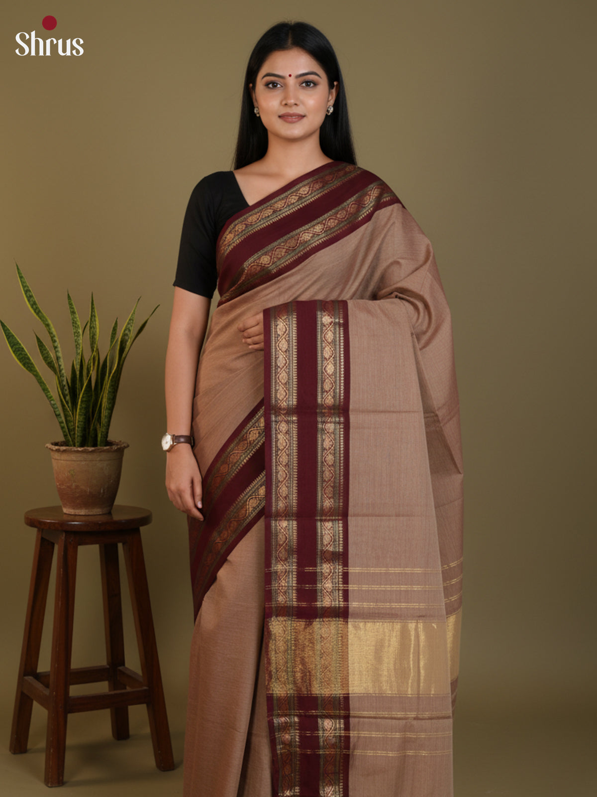 DLS30292 - Chettinad Cotton Saree - Shop on Shrus.com