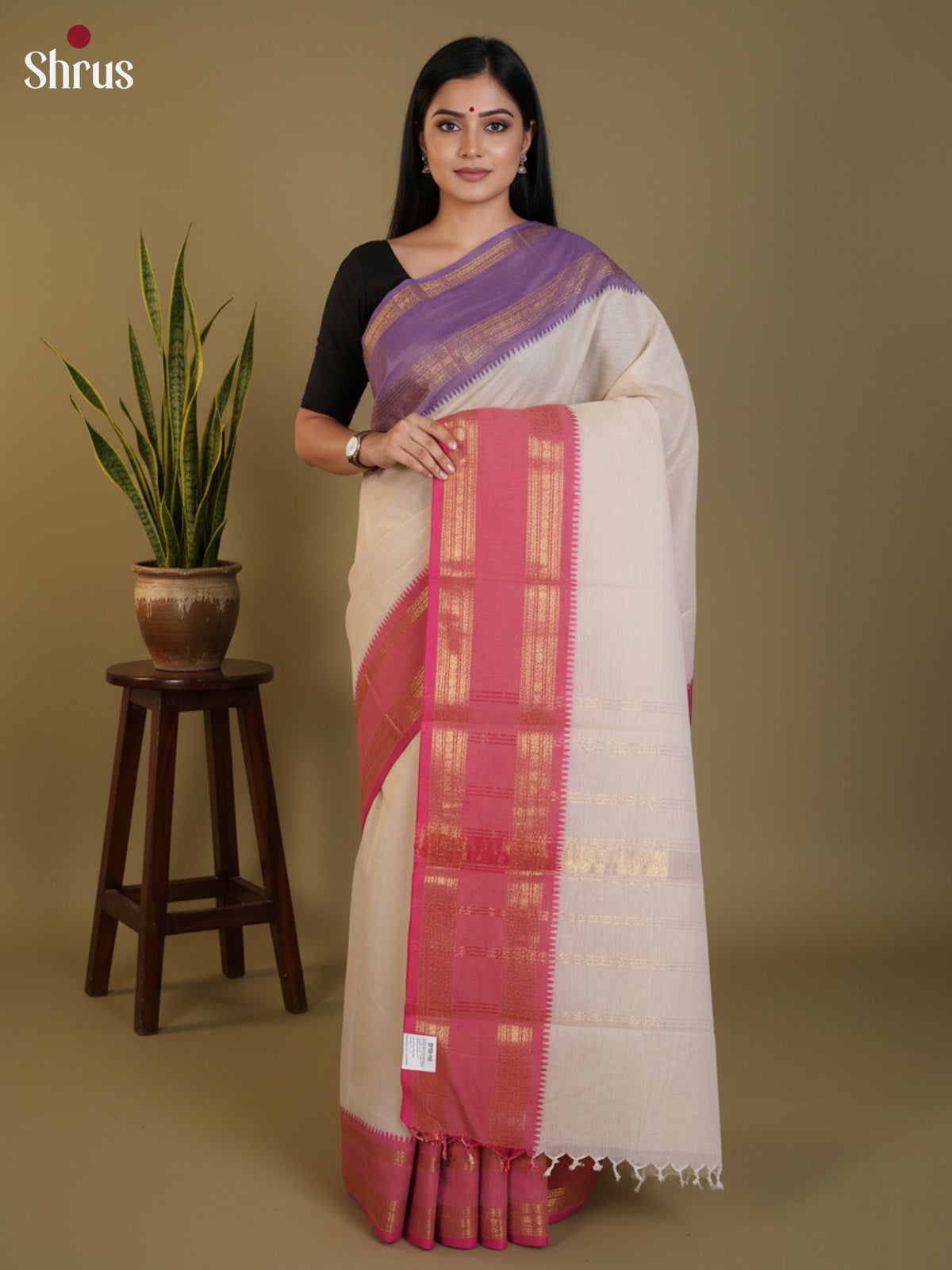 DLS30293 - Chettinad Cotton Saree - Shop on Shrus.com