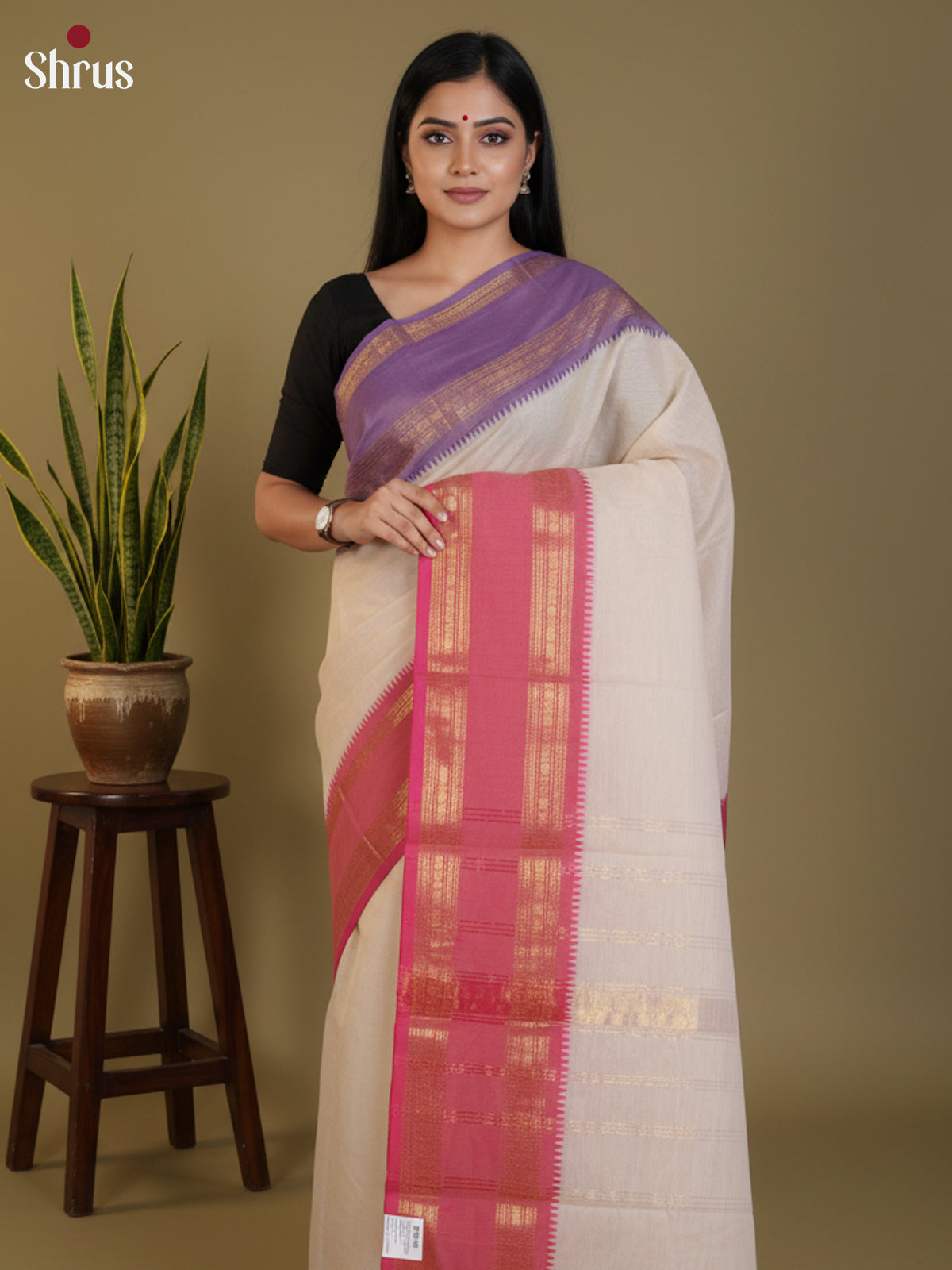 DLS30293 - Chettinad Cotton Saree - Shop on Shrus.com