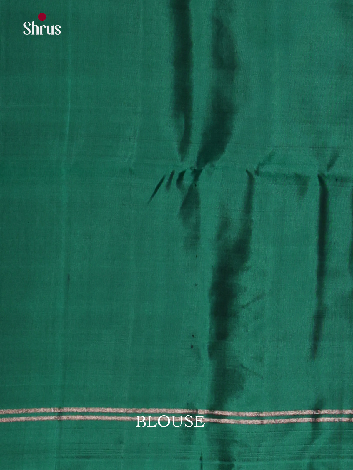 Vibrant Blue & Green Soft Silk  Saree with ikkat pattern & Brocade pallu