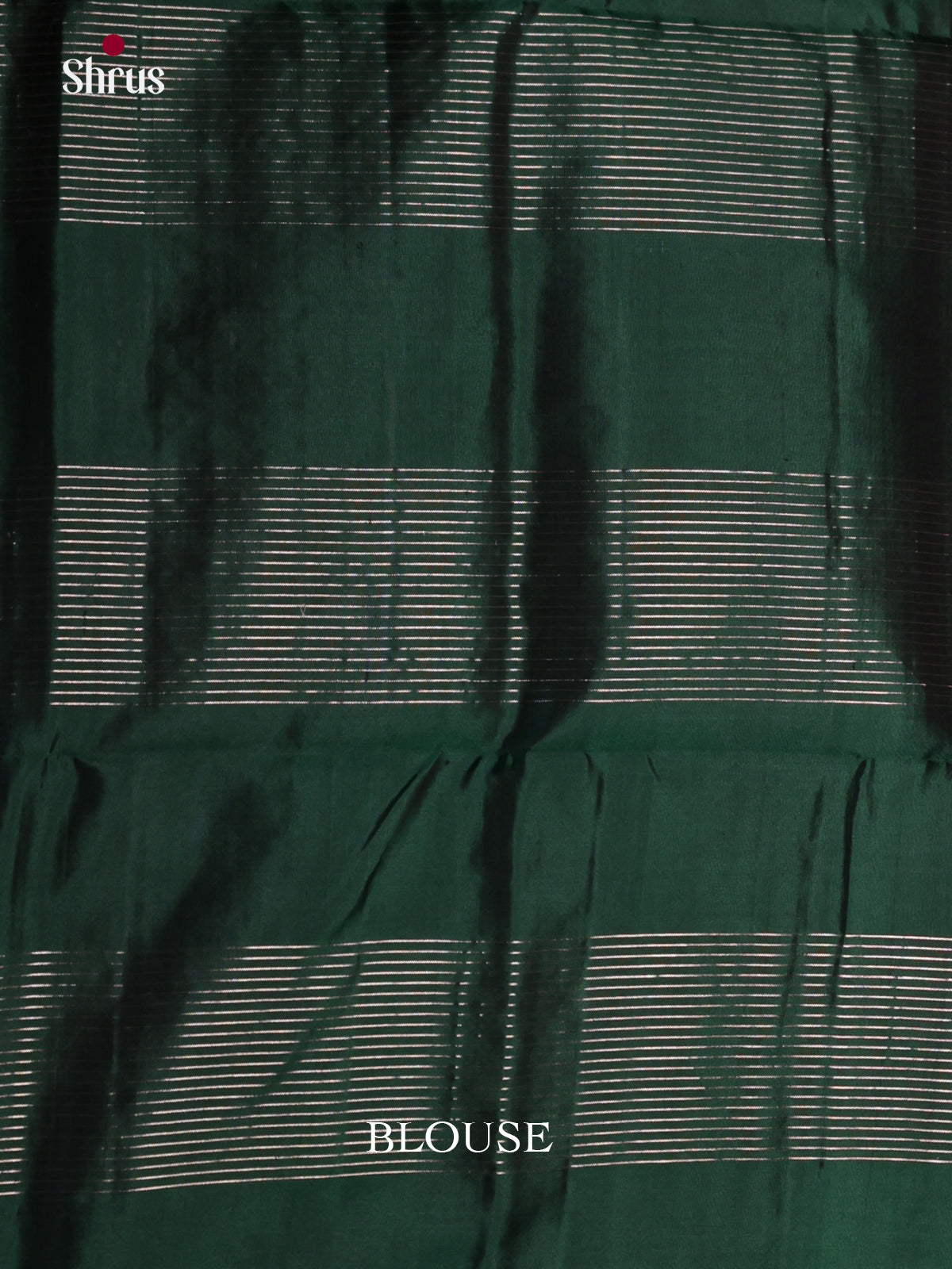 Stunning Maroon & Green Soft Silk Saree with zari checks, peacock buttas - Shop on Shrus.com