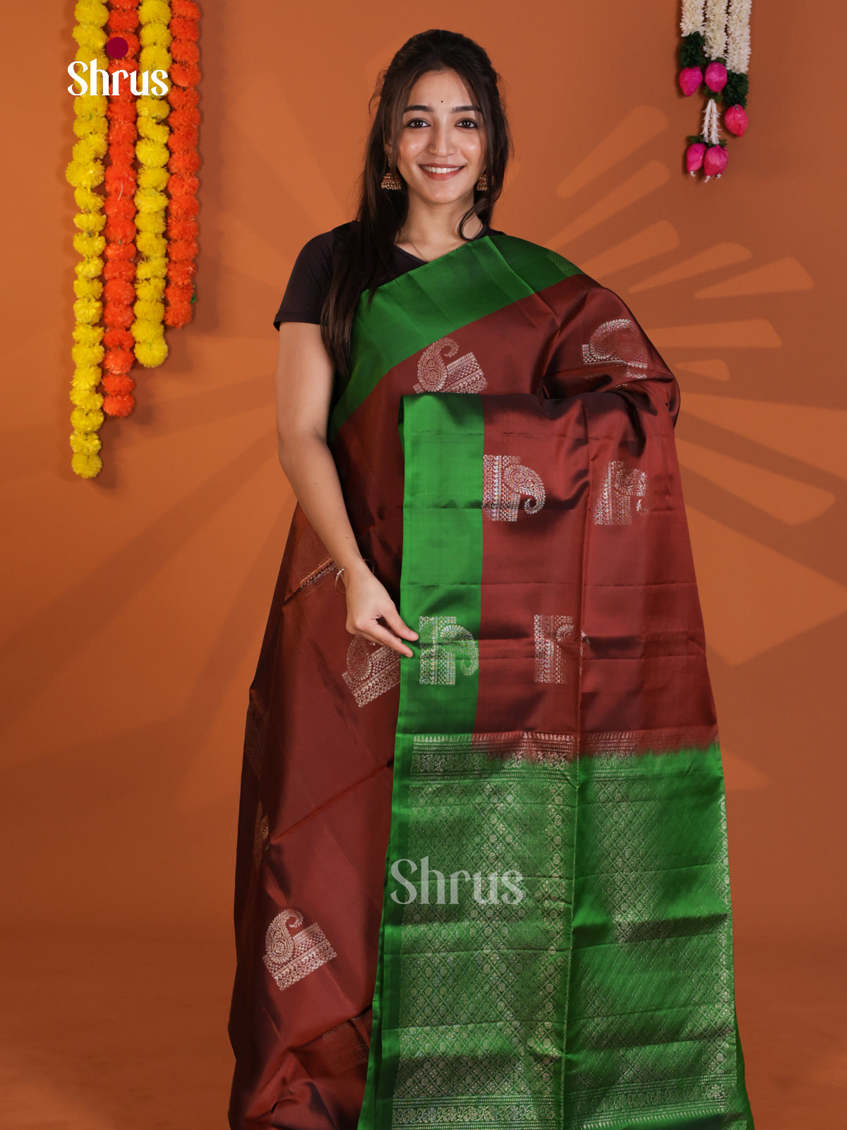 DLS30328 - Softsilk-halfpure Saree