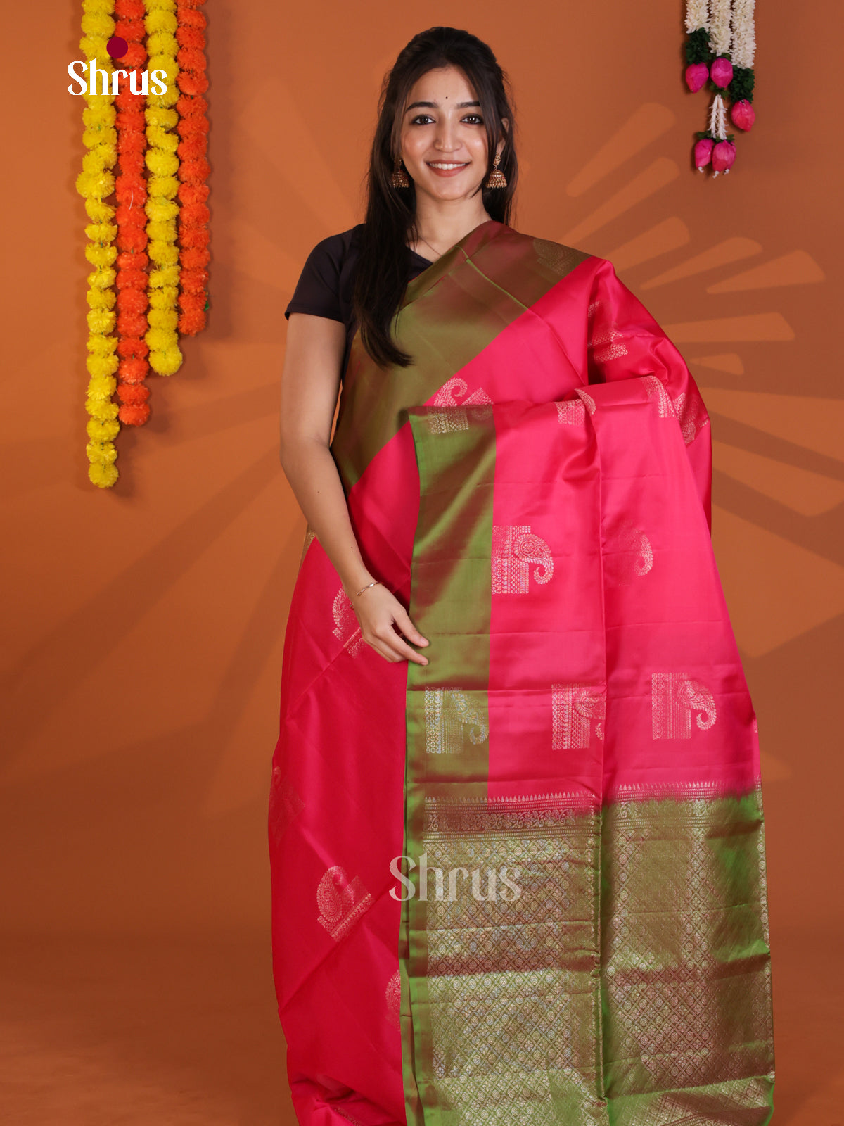 DLS30329 - Softsilk-halfpure Saree