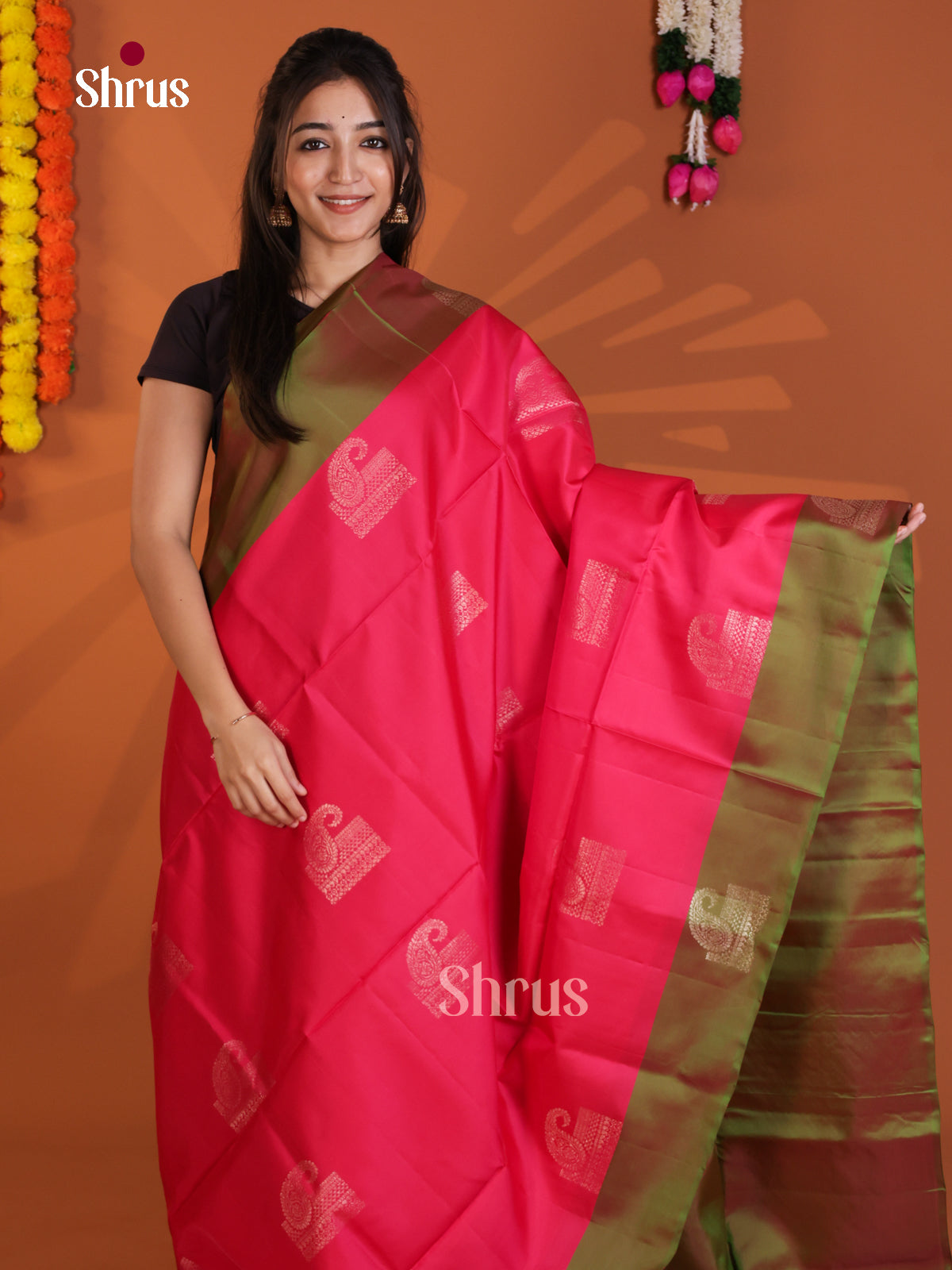 DLS30329 - Softsilk-halfpure Saree