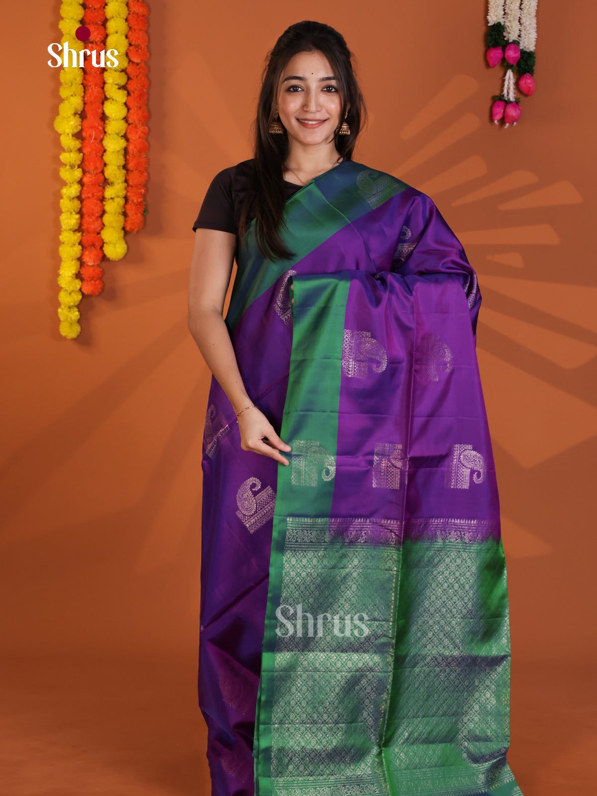 DLS30330 - Softsilk-halfpure Saree