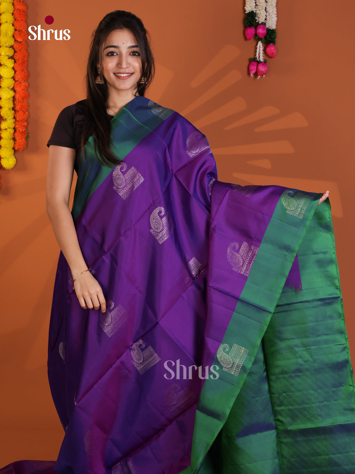 DLS30330 - Softsilk-halfpure Saree