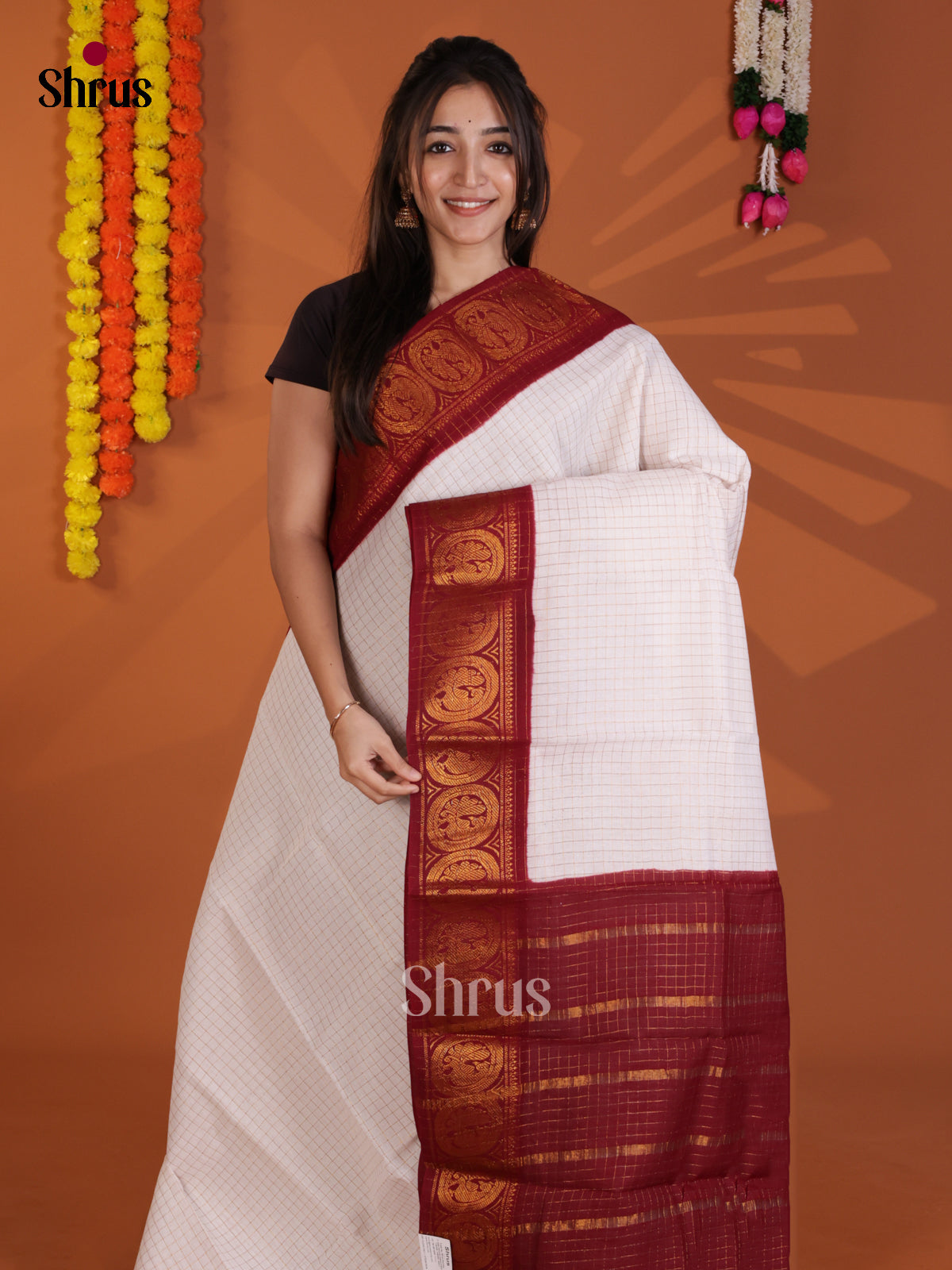 DLS31032 - Sungudi Cotton Saree