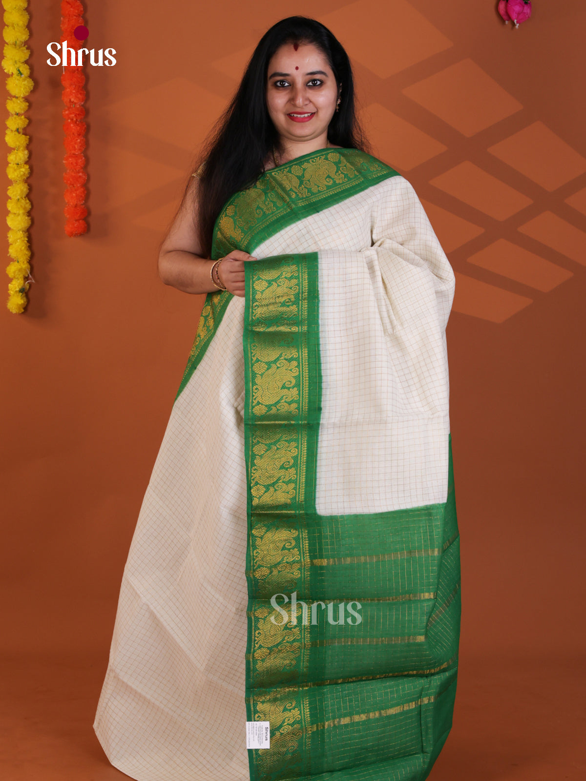 DLS31050 - Sungudi Cotton Saree