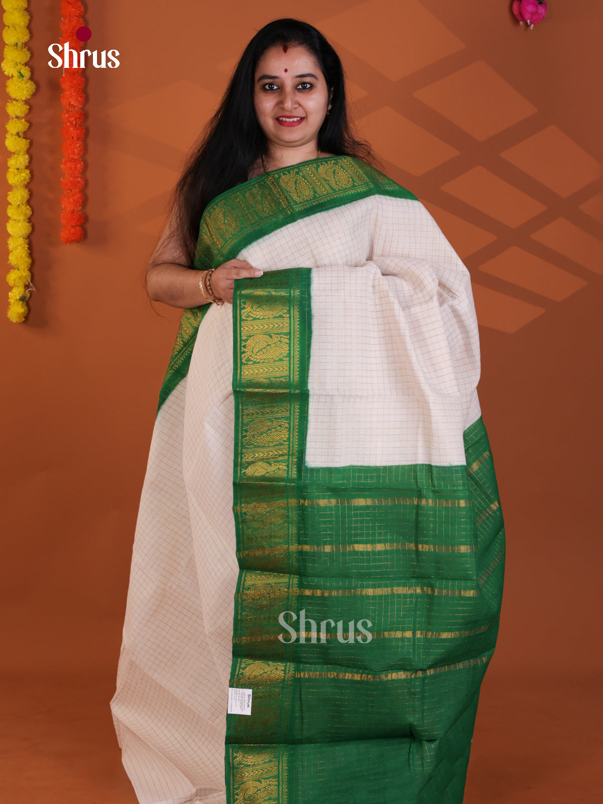 DLS31059 - Sungudi Cotton Saree