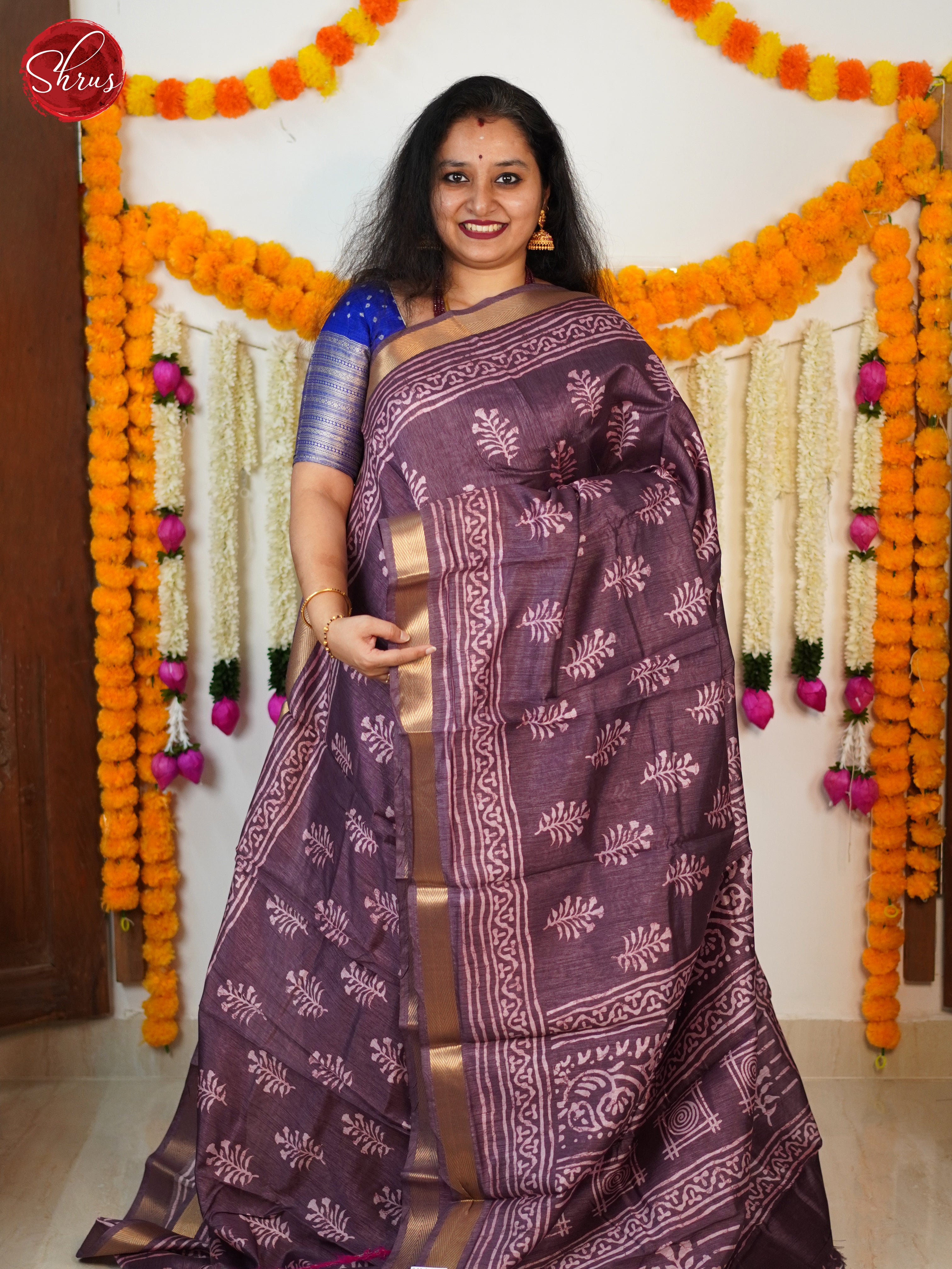 Onion Pink(single Tone)- Semi Matka Cotton Saree - Shop on ShrusEternity.com