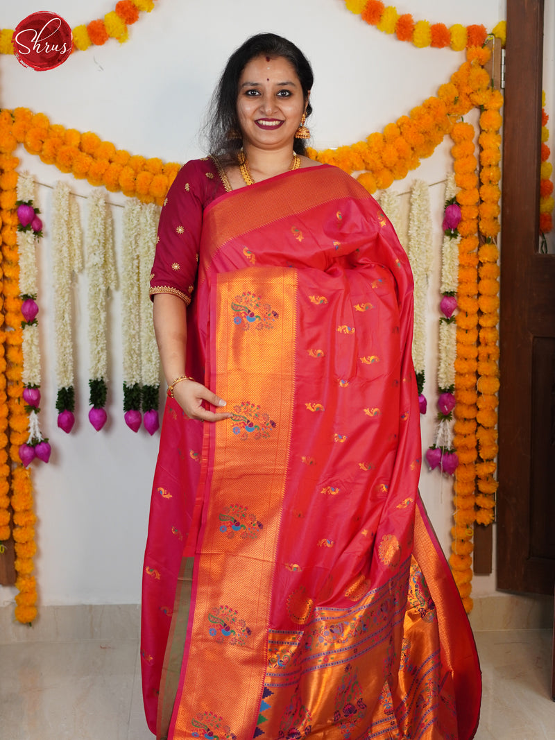 Ready to Wear Woven Semi Paithani Saree – Glamwiz India