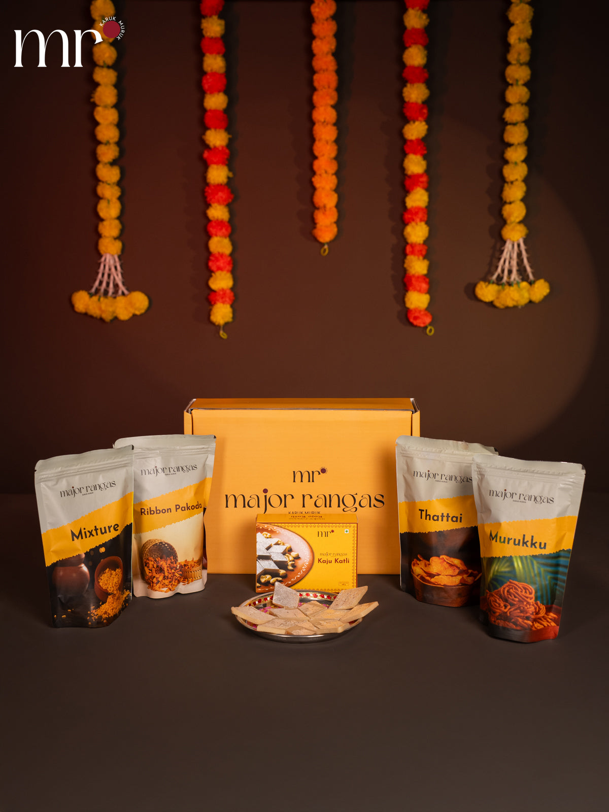 combo - Ribbon, Kaju Katli,Mixture,Thattai &amp; Murukku