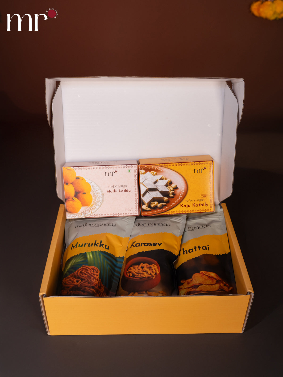 Combo - Murukku, Karasev, Thattai, Mothi laddu &amp; kaju Katli