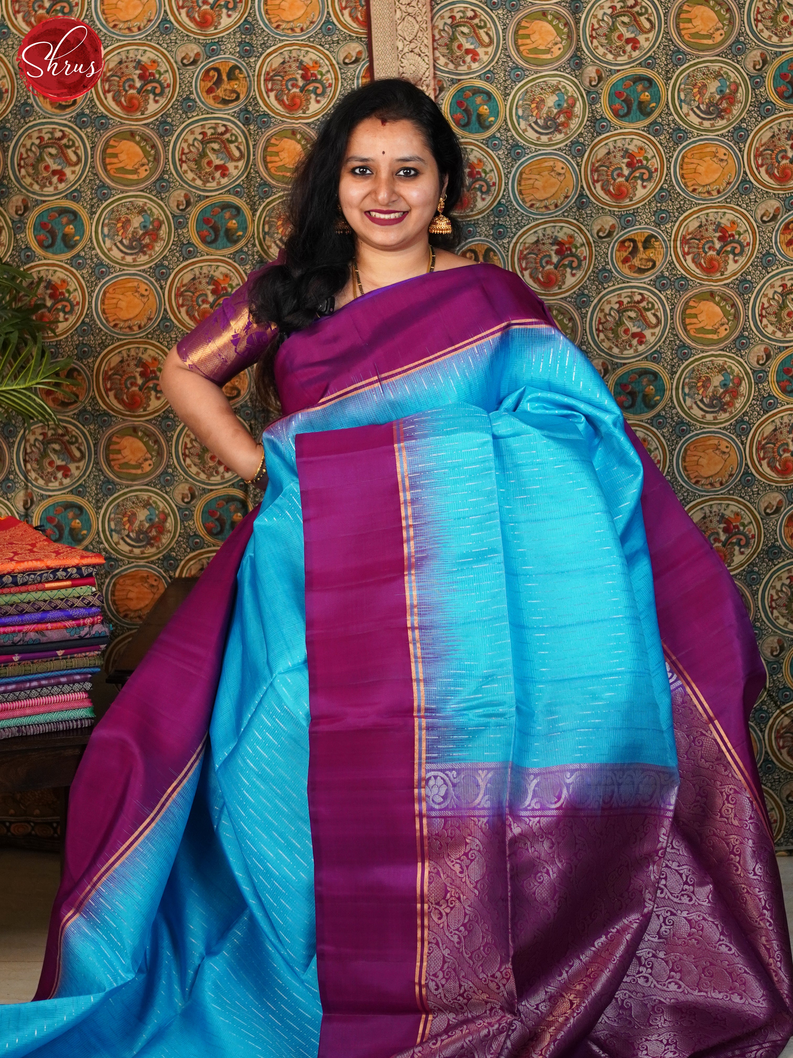 BYS17240 - soft silk saree - Shop on ShrusEternity.com