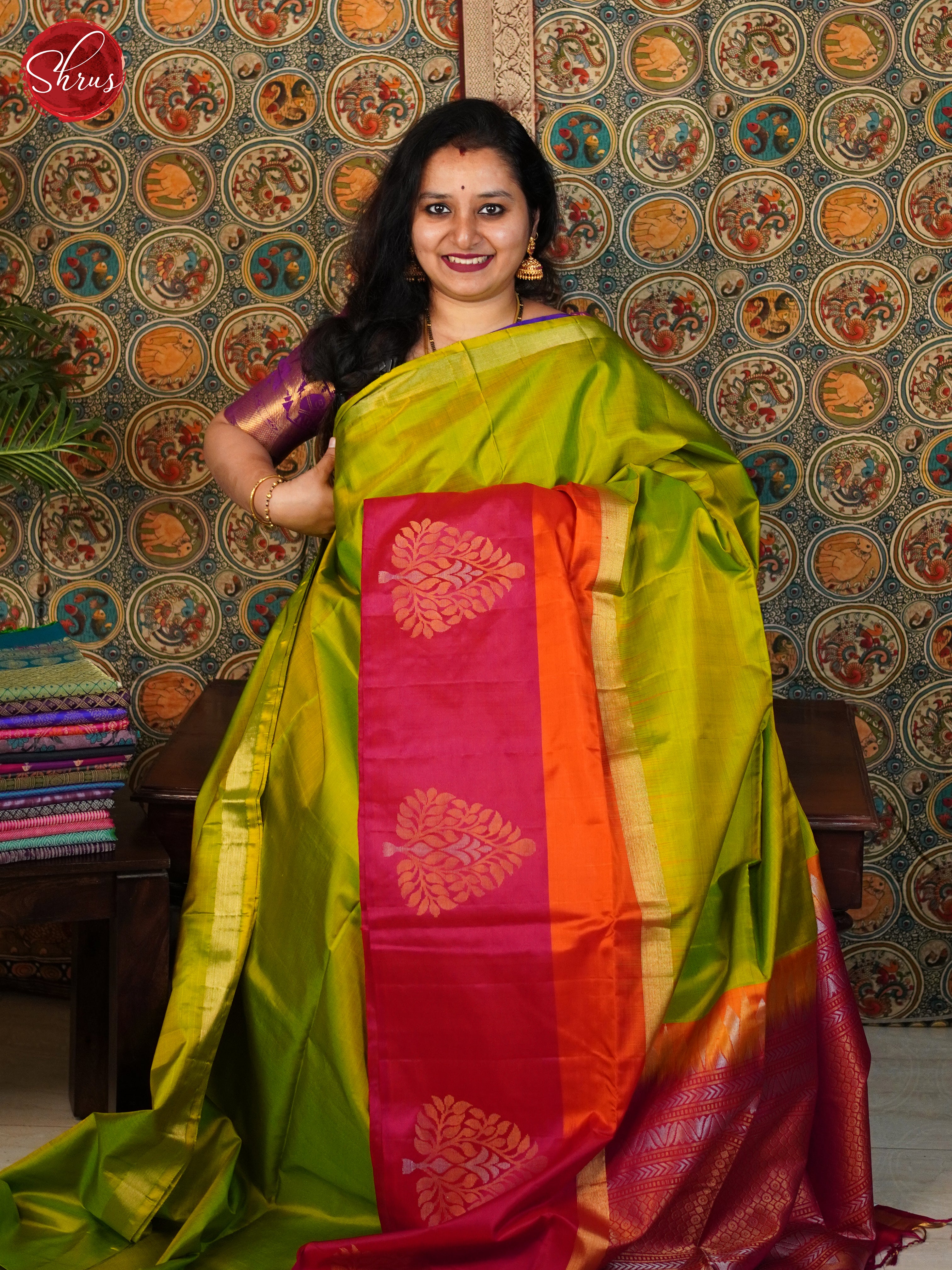 CAS12044 - Soft Silk Saree - Shop on ShrusEternity.com