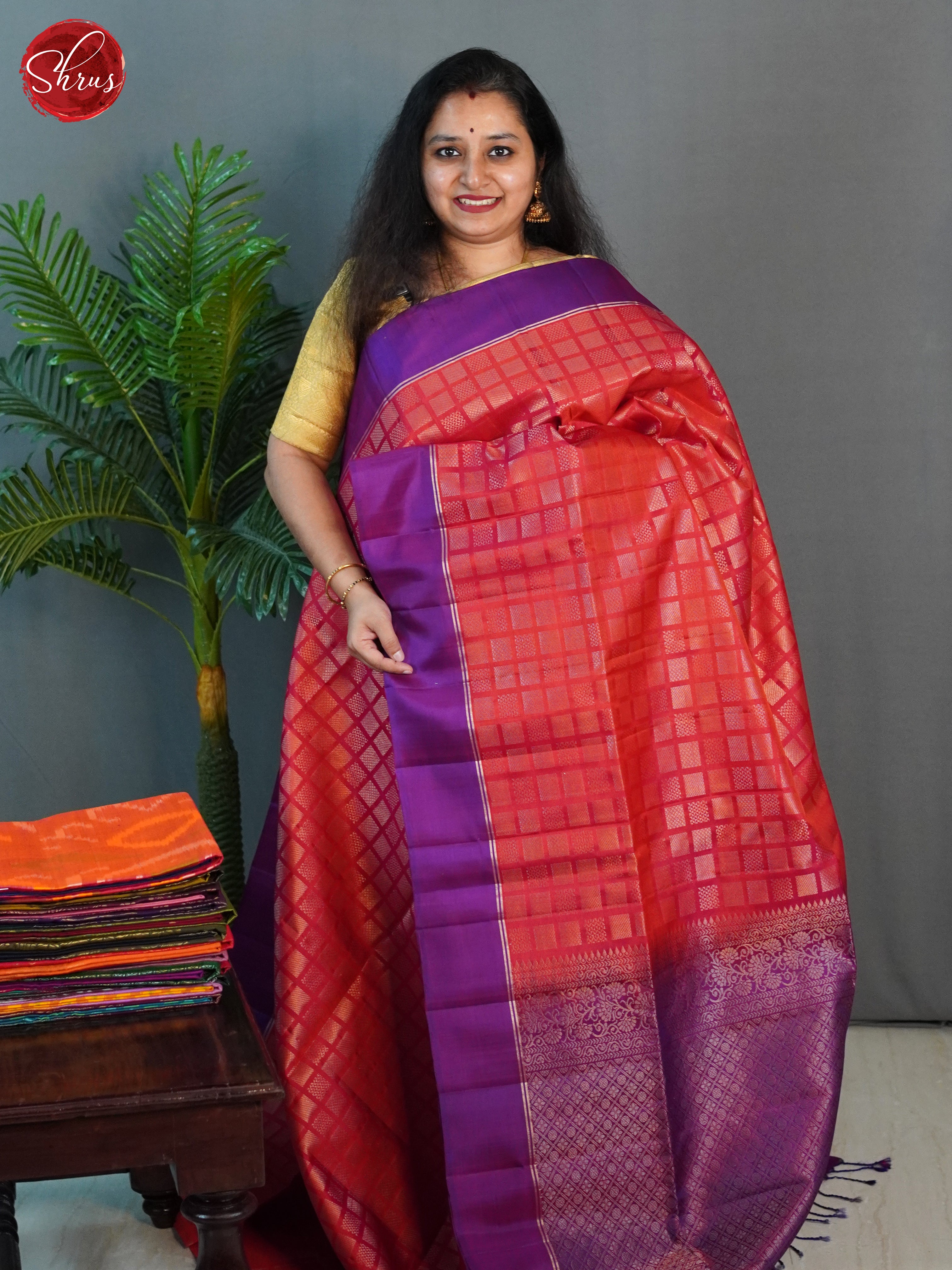 Red & Vadamalli - Soft Silk Saree - Shop on ShrusEternity.com