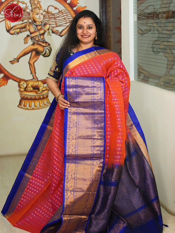 Kaisori Malhar Dabu Indigo Silk Cotton saree