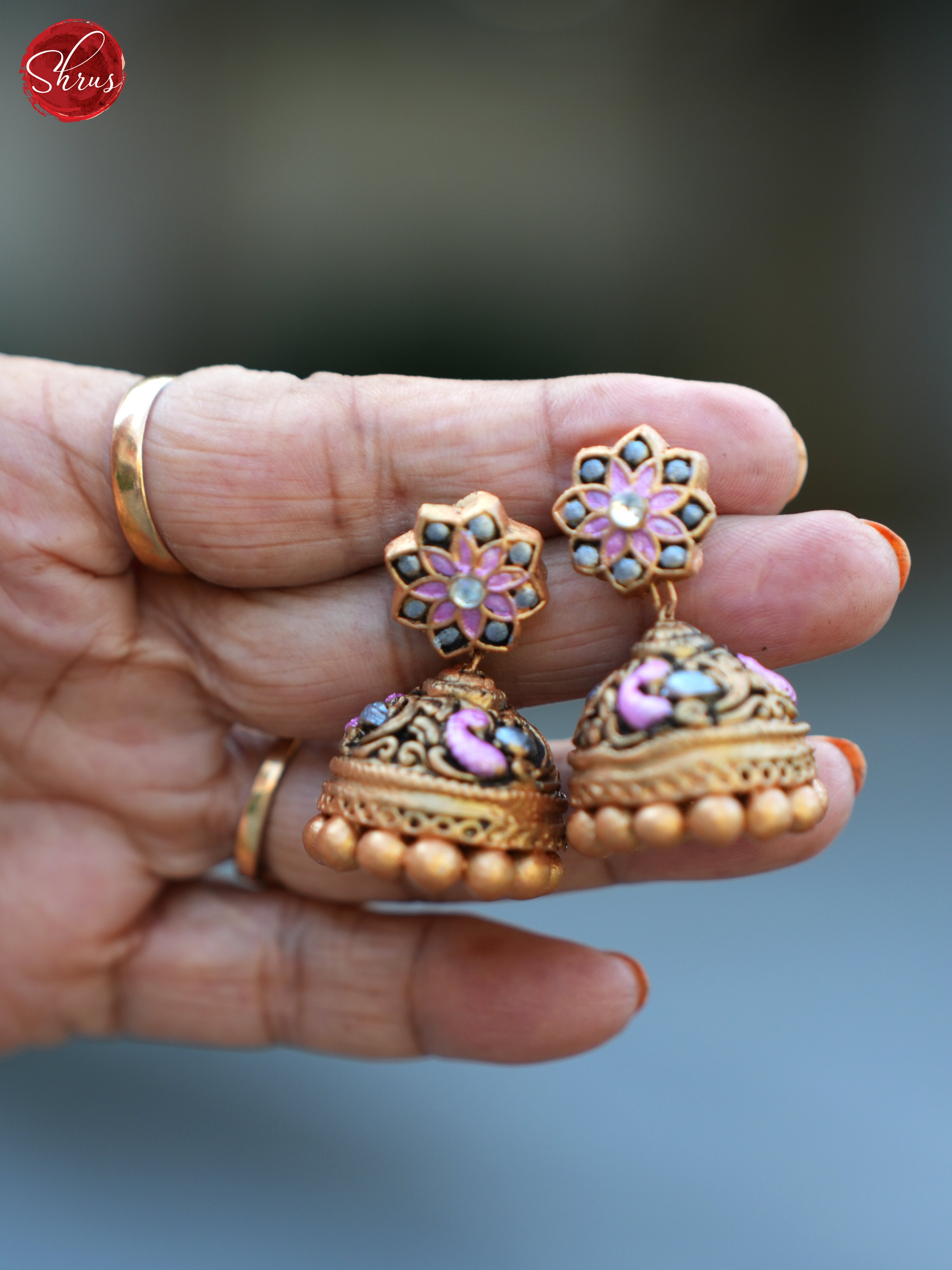 Handcrafted Teracotta Jewellery with Jhumkas - Accessories - Shop on ShrusEternity.com