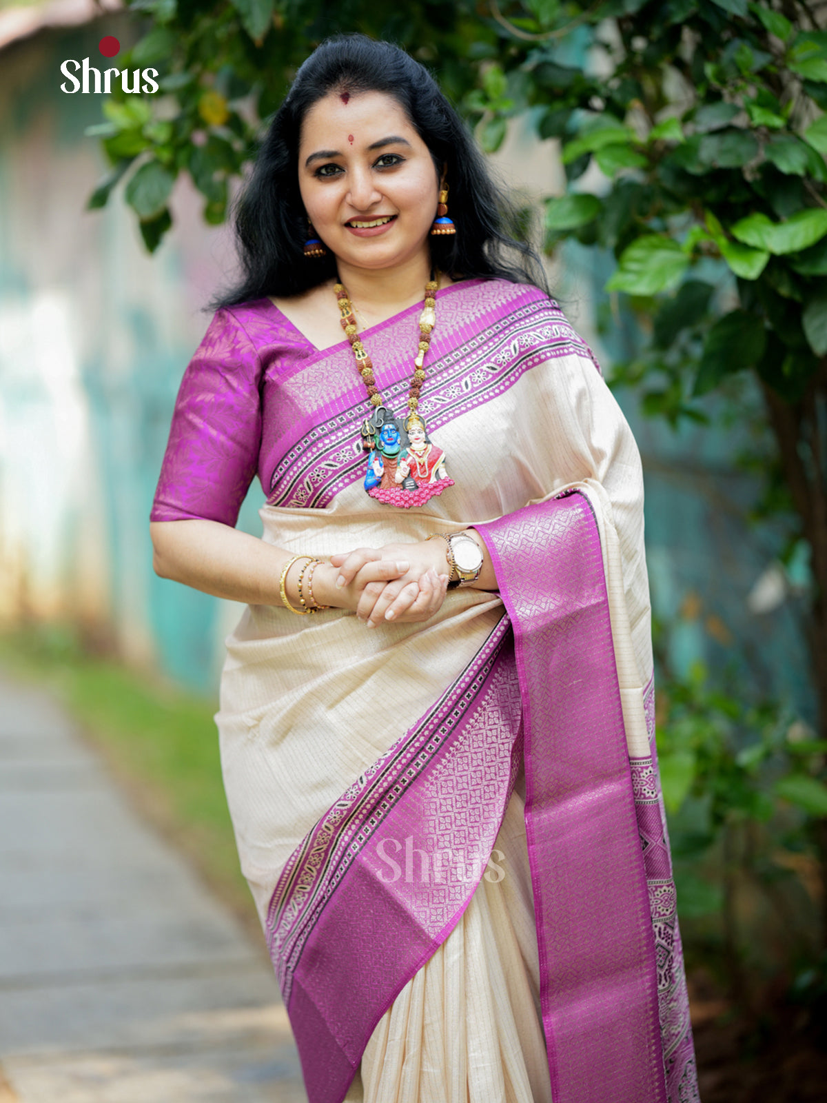 EAS30468 - Semi Crepe - Saree - Shop on Shrus.com