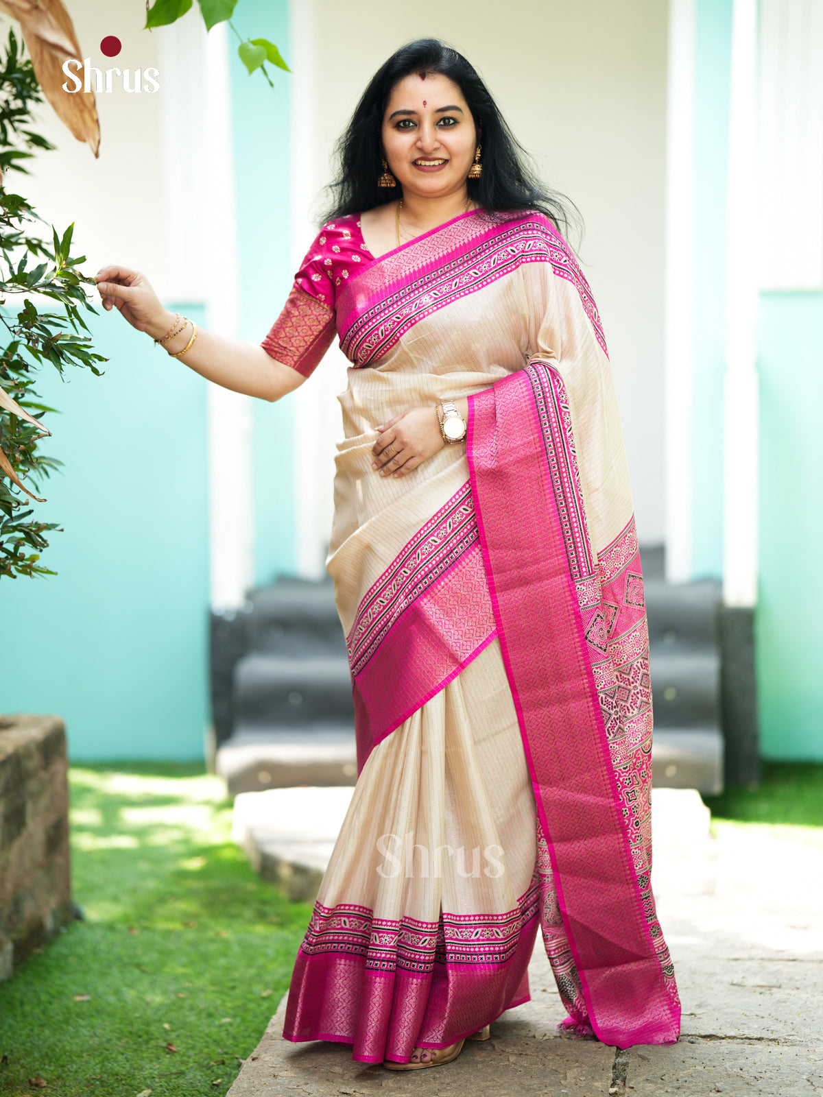 EAS30463 - Semi Crepe - Saree - Shop on Shrus.com