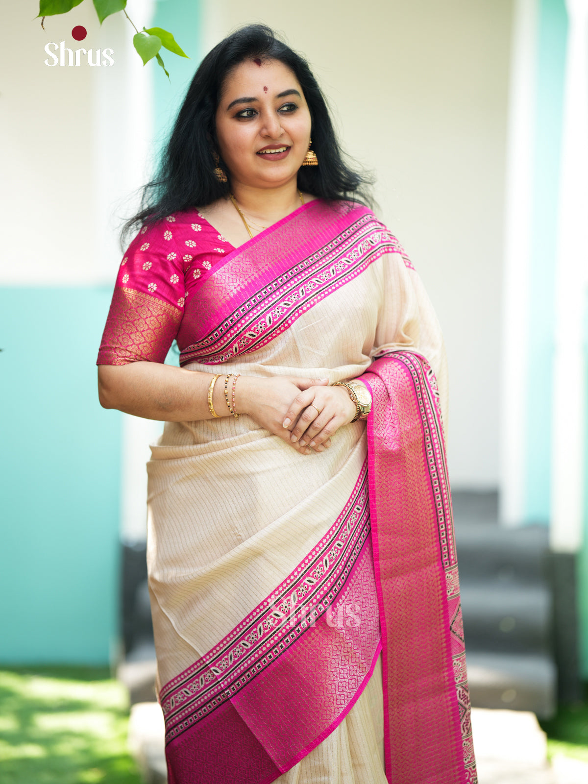 EAS30463 - Semi Crepe - Saree - Shop on Shrus.com