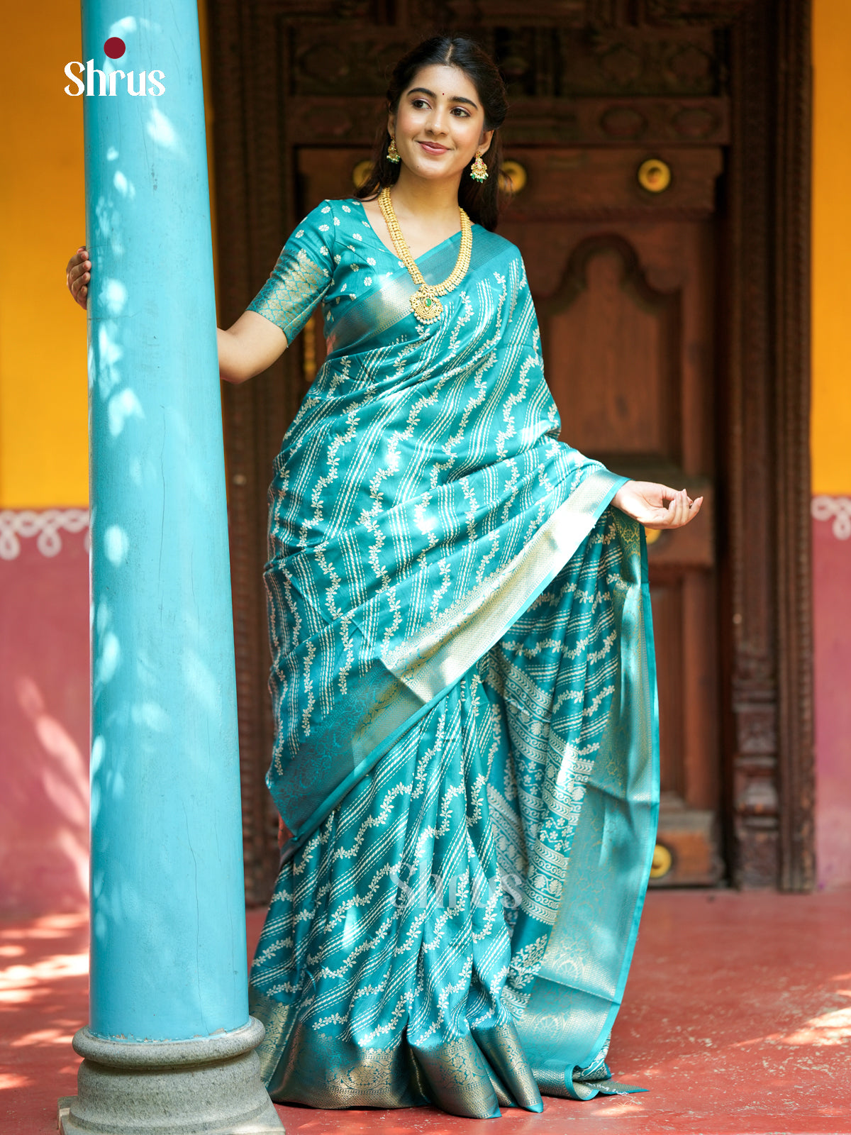 EBS04007 - Semi Crepe - Saree - Shop on Shrus.com