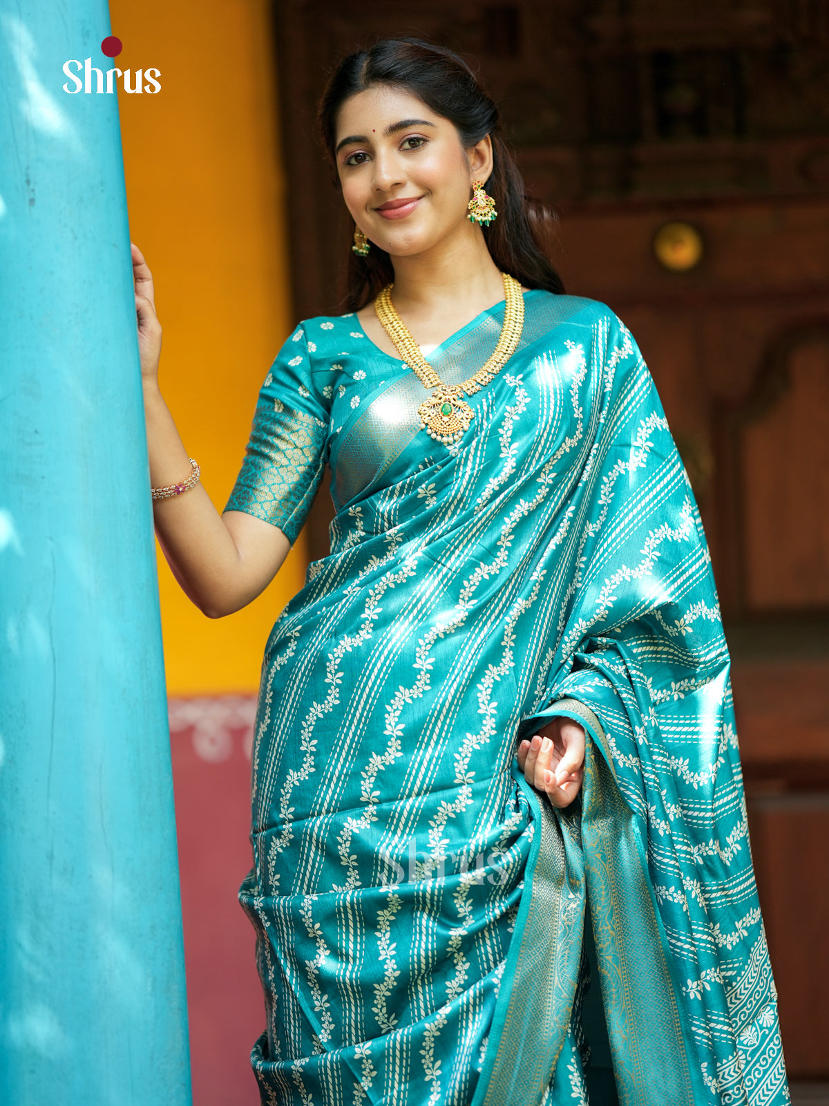 EBS04007 - Semi Crepe - Saree - Shop on Shrus.com