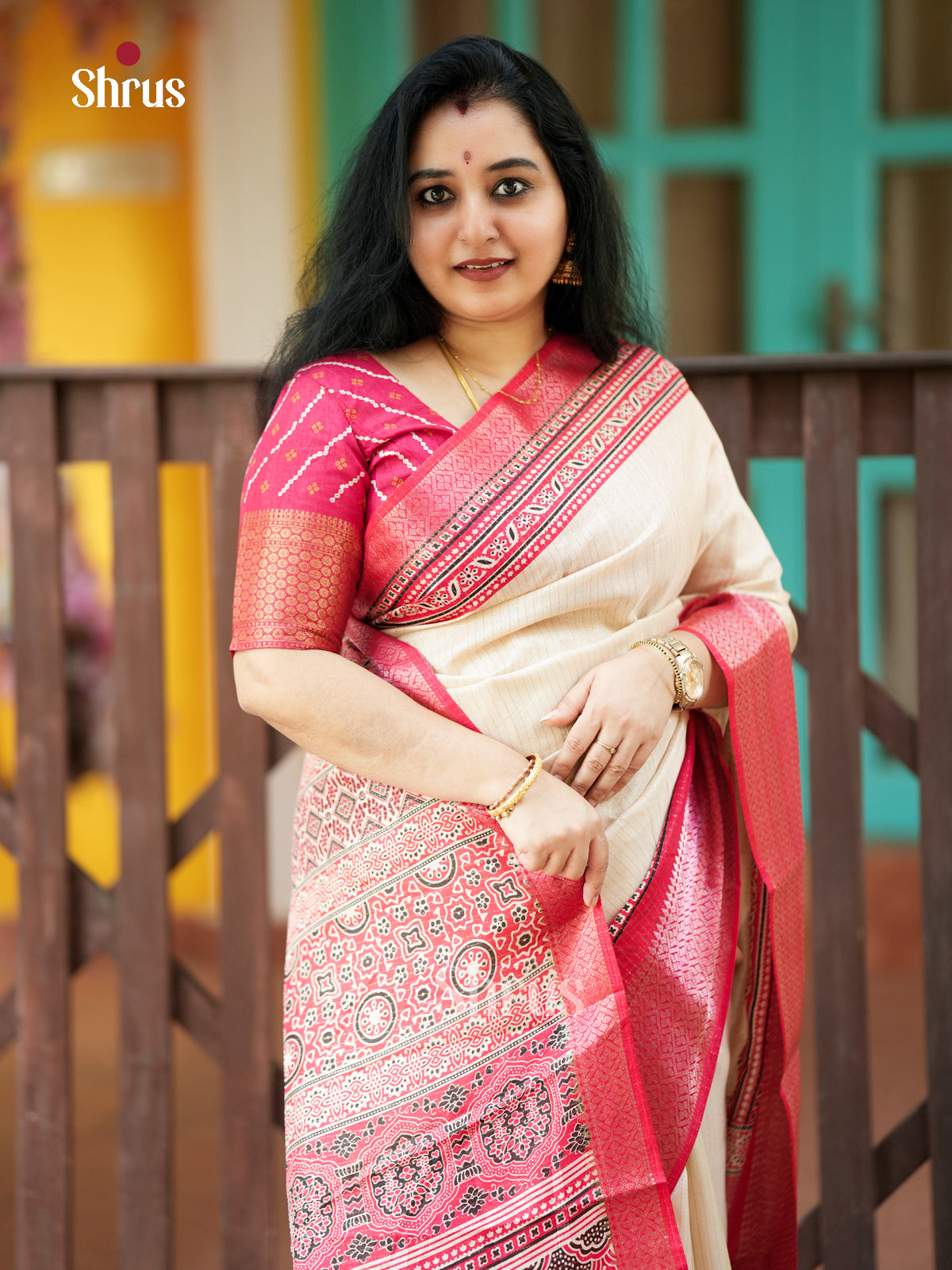 EAS30464 - Semi Crepe - Saree - Shop on Shrus.com