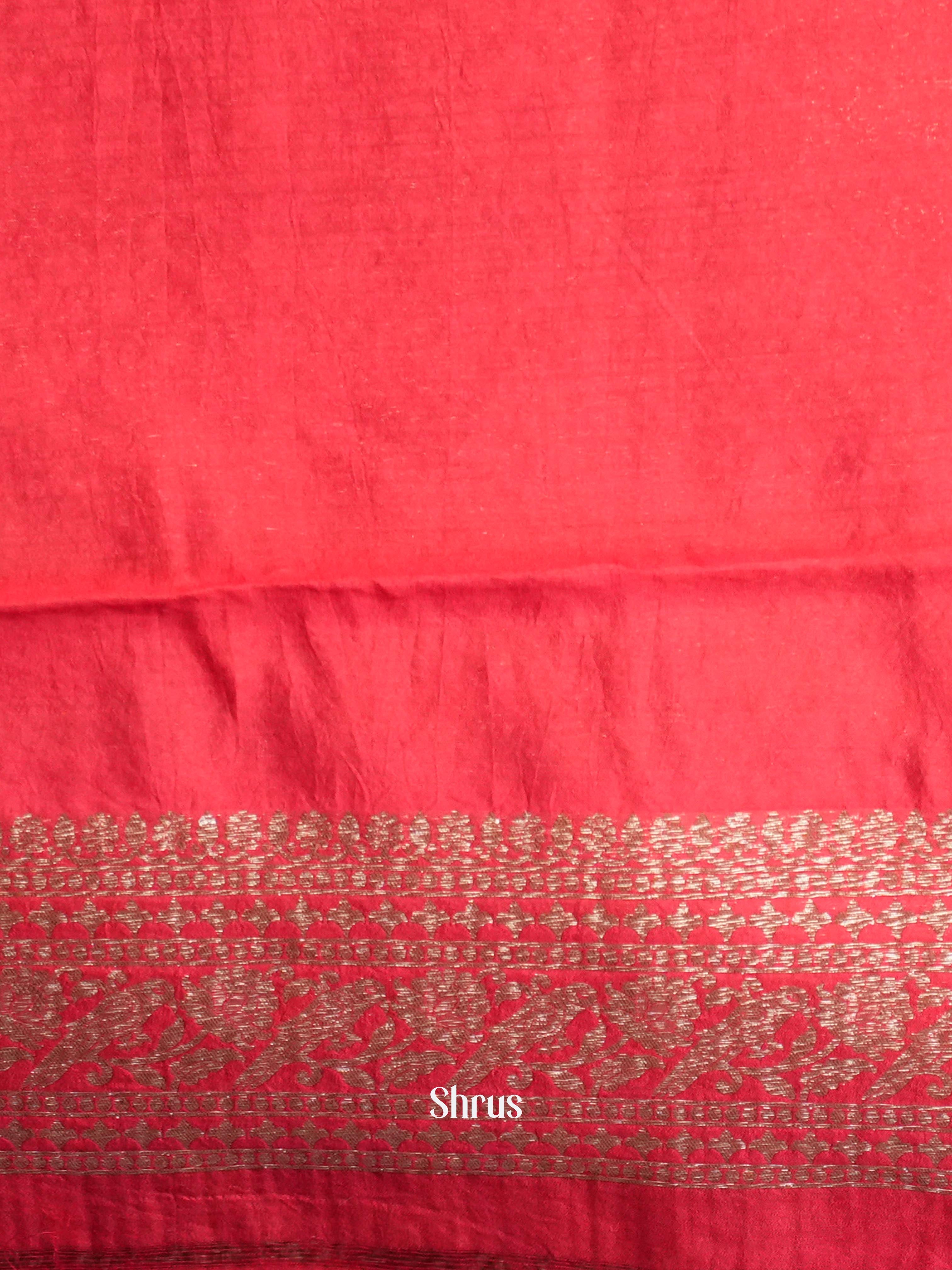 Green & Red - Khatan Saree