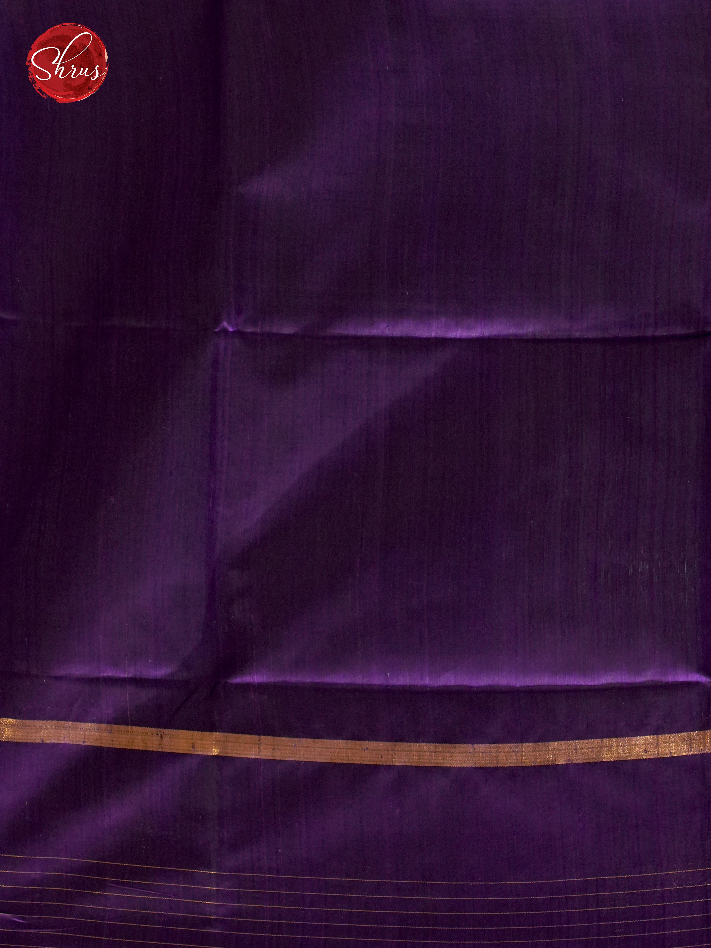Elachi Green & Violet - Raw Silk Saree - Shop on ShrusEternity.com