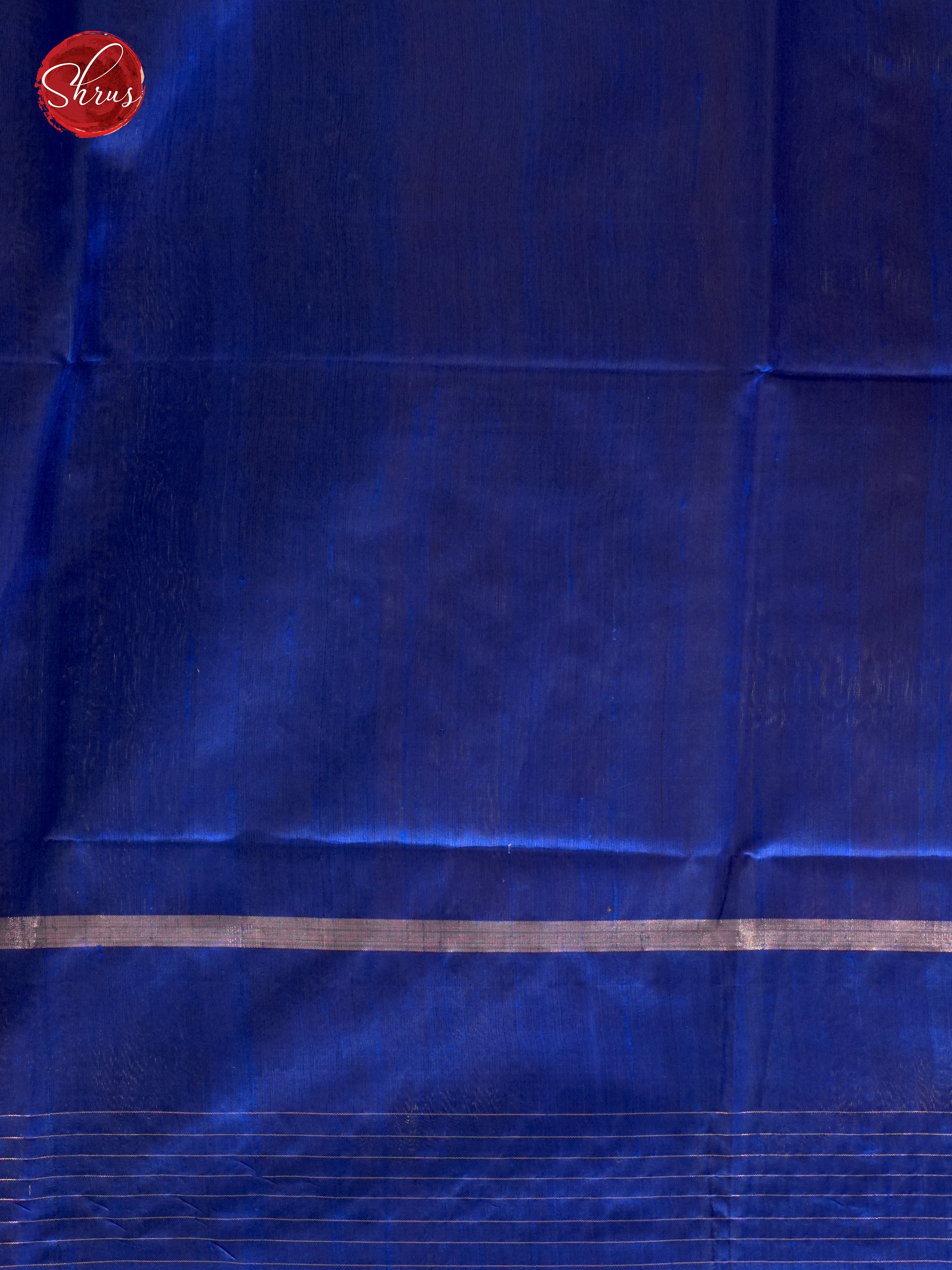 Red & Blue - Raw Silk Saree - Shop on ShrusEternity.com