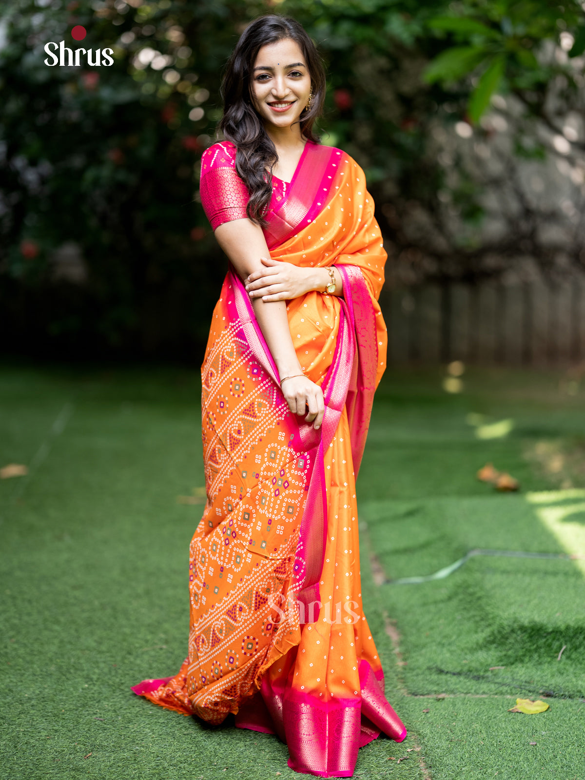 EBS04020 - Semi Crepe - Saree - Shop on Shrus.com