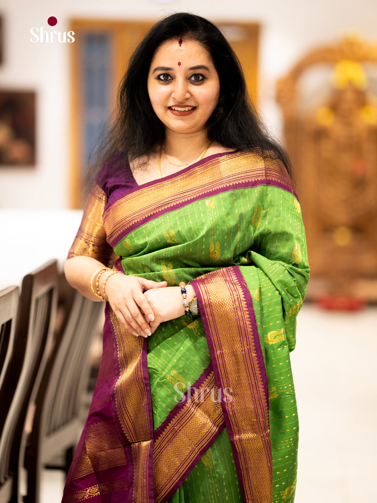 Kalyani Cotton Saree - EBS18054 - Shop on Shrus.com