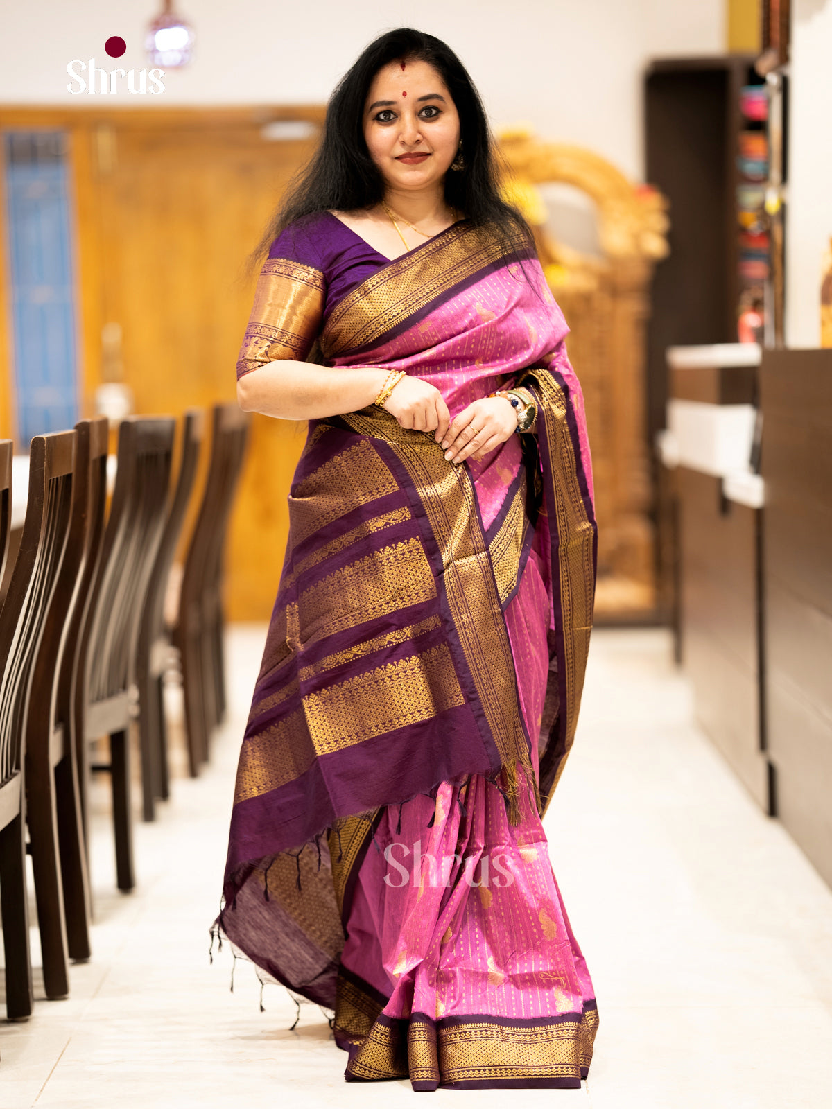 Kalyani Cotton Saree - EBS18050 - Shop on Shrus.com